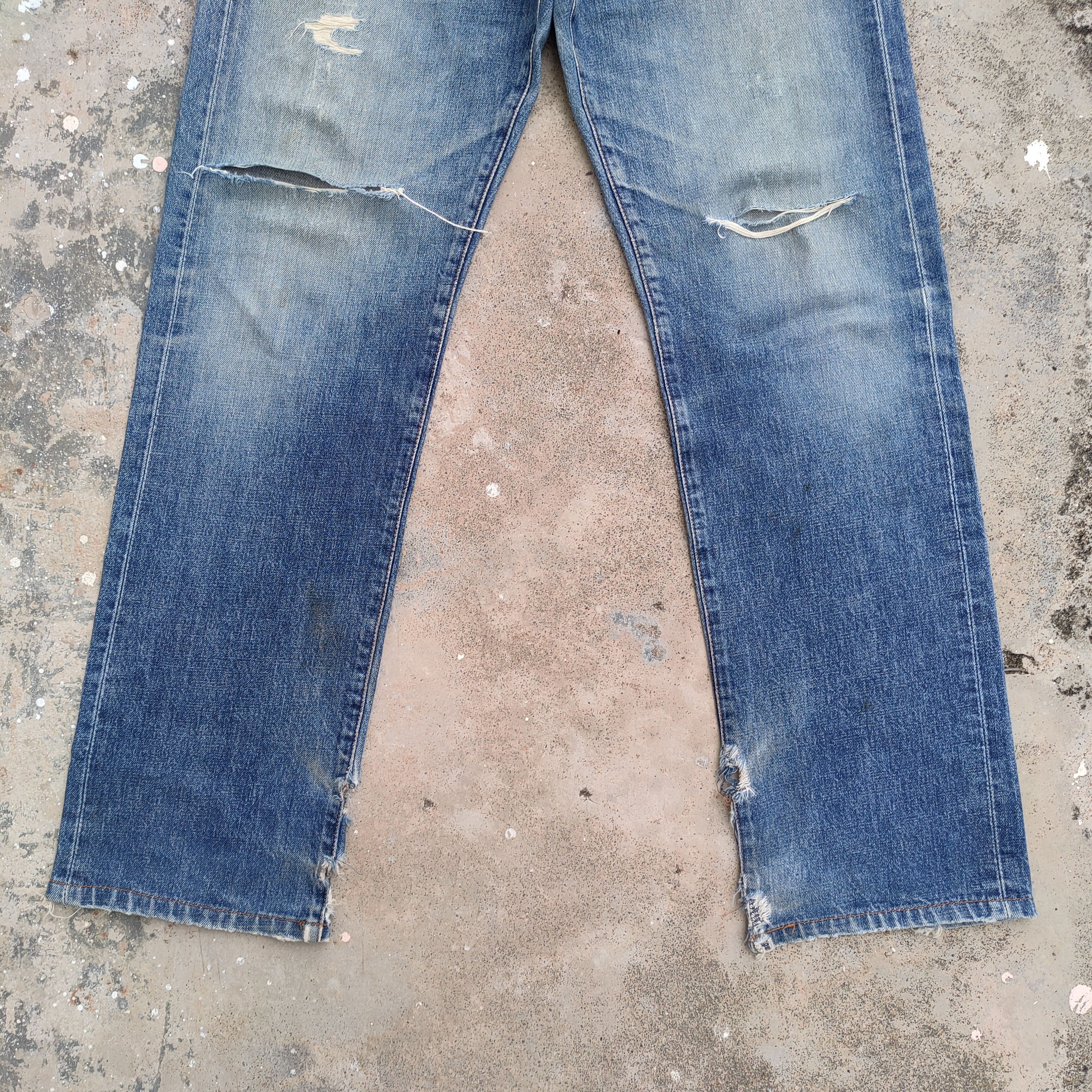 Levi's Vintage Clothing VINTAGE LEVI'S 502 98' BIG E SELVEDGE JEANS DENIM PANTS Size US 33 - 4 Thumbnail