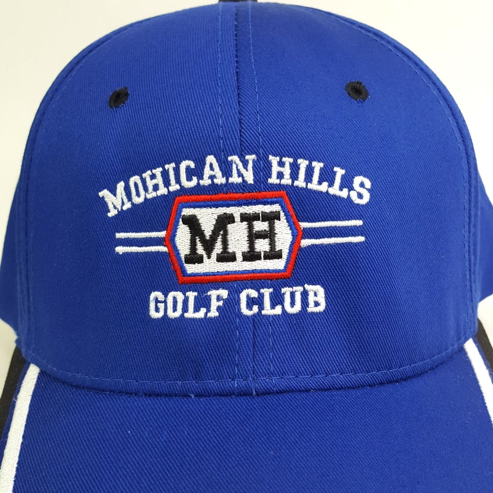 Vintage VINTAGE Town Talk PGA Adjustable Blue Snapback Hat Baseball Cap Mohican Hills Golf Club Retro Size ONE SIZE - 4 Thumbnail