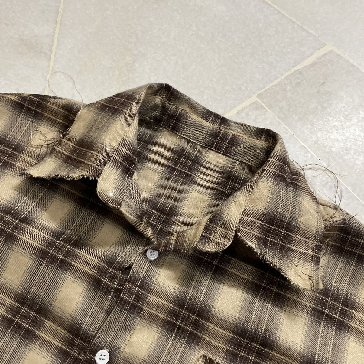GOA Checkered Flanel Disstresed Beautiful Design Size US L / EU 52-54 / 3 - 4 Thumbnail