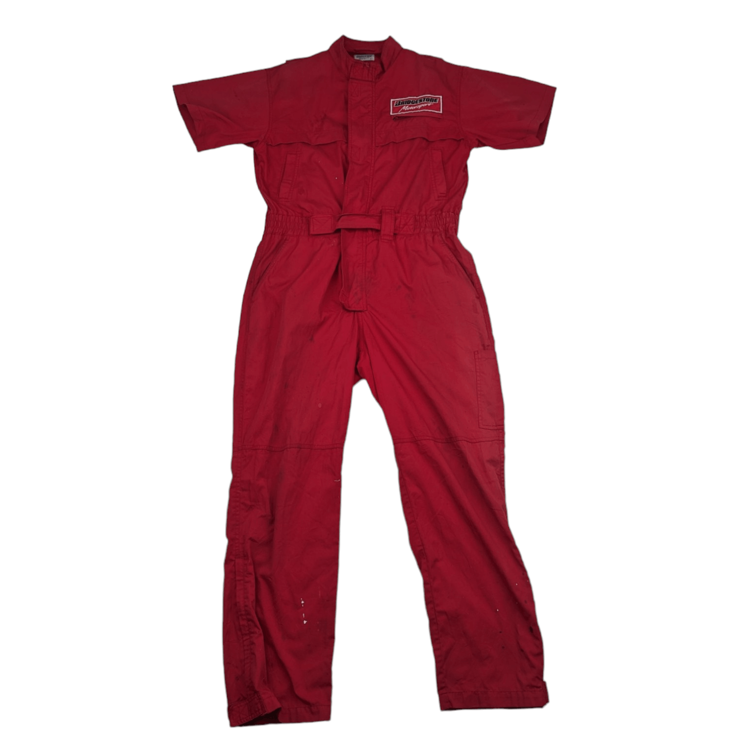 Japanese Brand Vintage BRIDGESTONE Racing Overall Jumpsuit Size US 35 - 2 Thumbnail