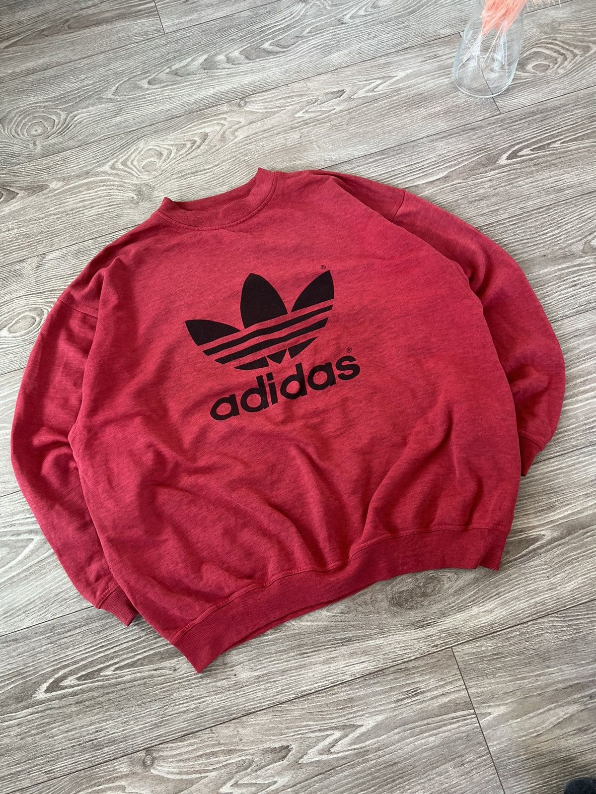 Adidas ‼️Vintage Rare Adidas Oversize Big Logo Crewneck Sweatshirt‼️ Size US L / EU 52-54 / 3 - 11 Thumbnail