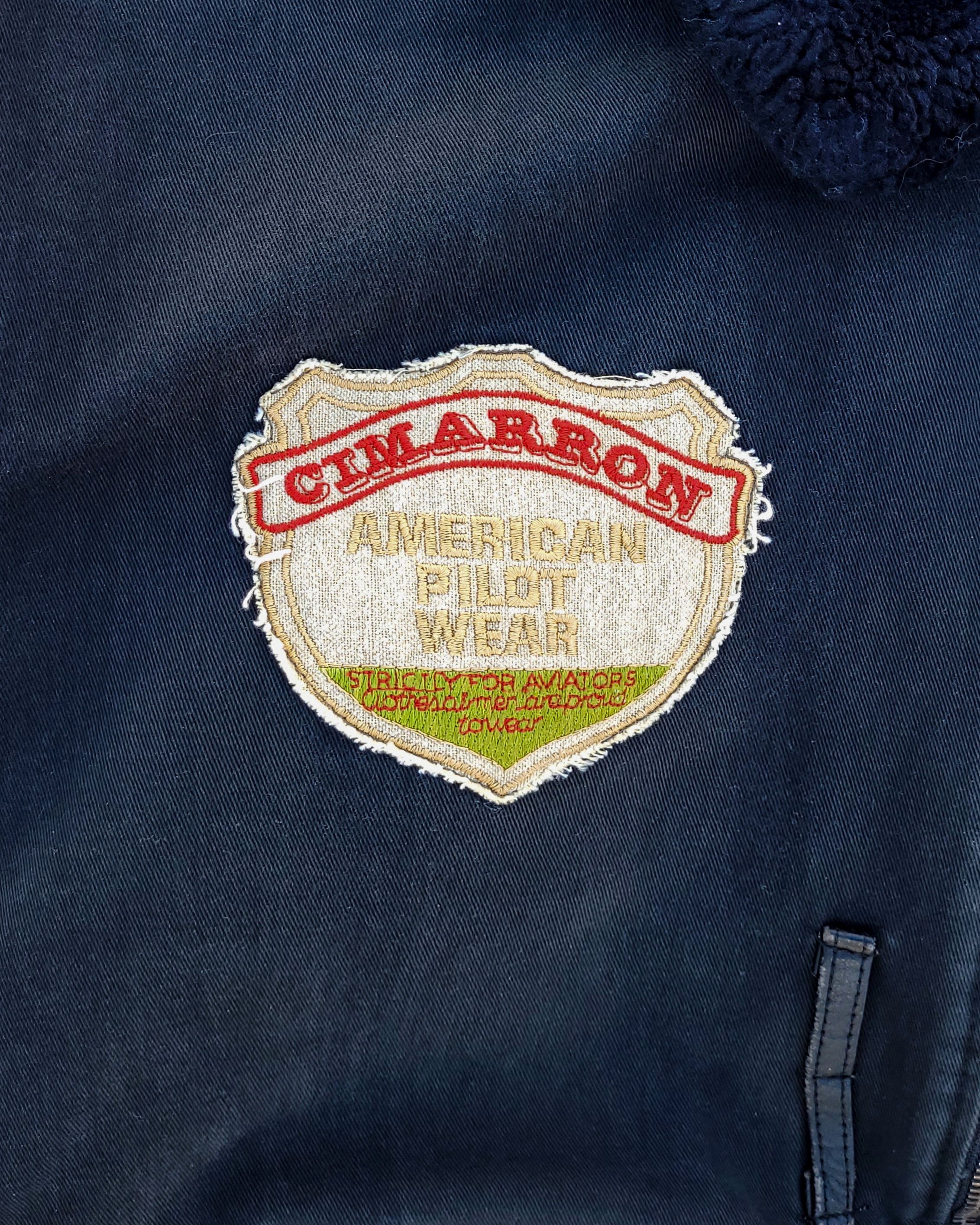 Vintage Rare 1980s Cimarron American Pilot Wear Bomber Jacket Size US L / EU 52-54 / 3 - 10 Thumbnail