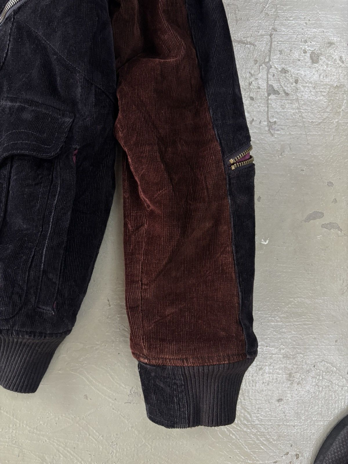 14th Addiction AMP Manydope Corduroy Bomber Issey Miyake Patchwork Style Size US M / EU 48-50 / 2 - 5 Thumbnail