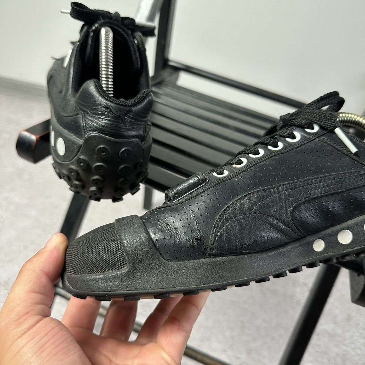 Maison MIHARA YASUHIRO × Puma Archive Rare Puma x Mihara Yasuhiro Y2K Leather Shoes Size US 9 / EU 42 - 5 Thumbnail