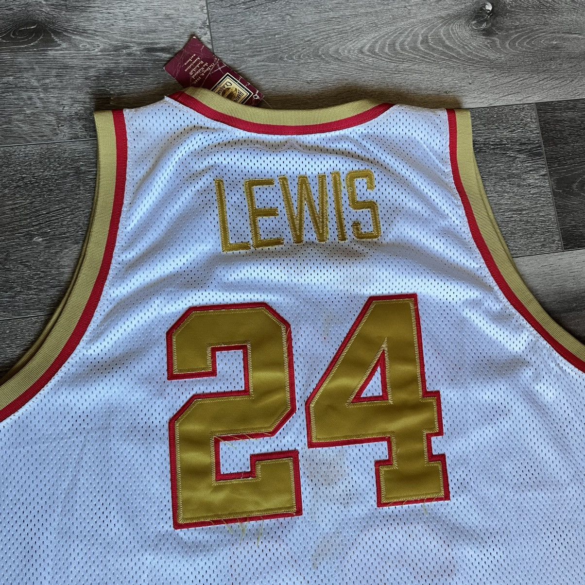 Mitchell & Ness × NBA × Vintage Vintage 1990s NBA Hardwood Classics Condors Lewis #24 Jersey Size US XL / EU 56 / 4 - 6 Thumbnail