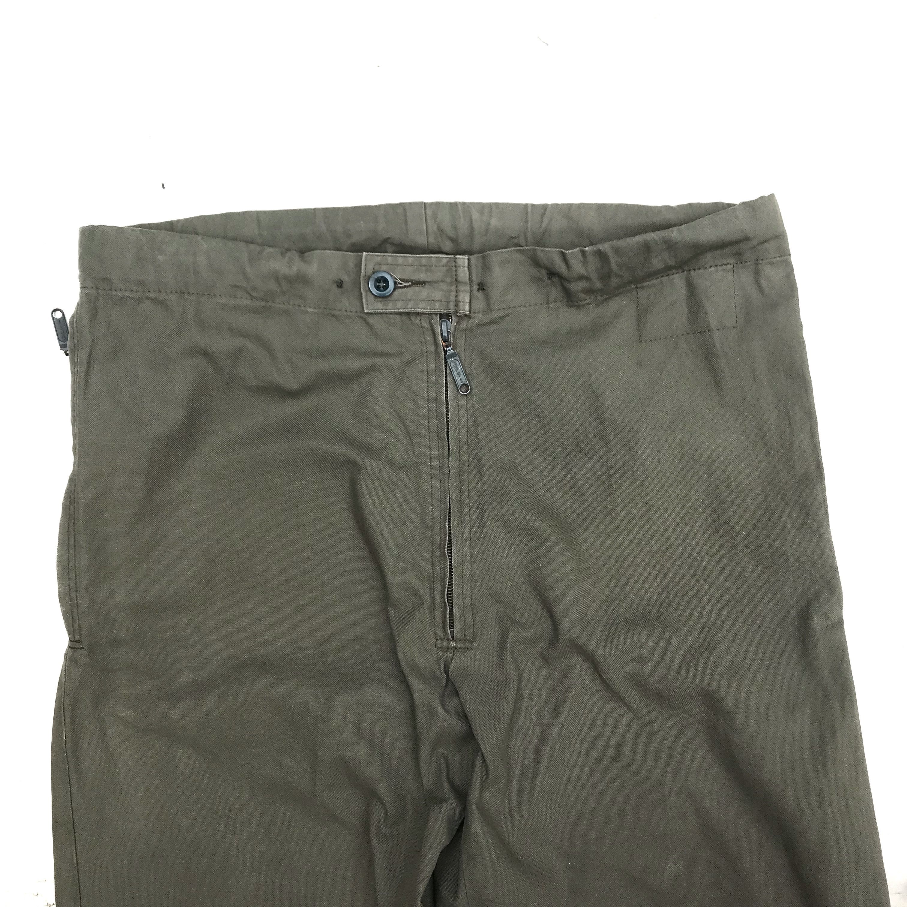 Aeronautica Militare Vintage Germany Military trouser pants Green army military Size US 36 / EU 52 - 11 Thumbnail