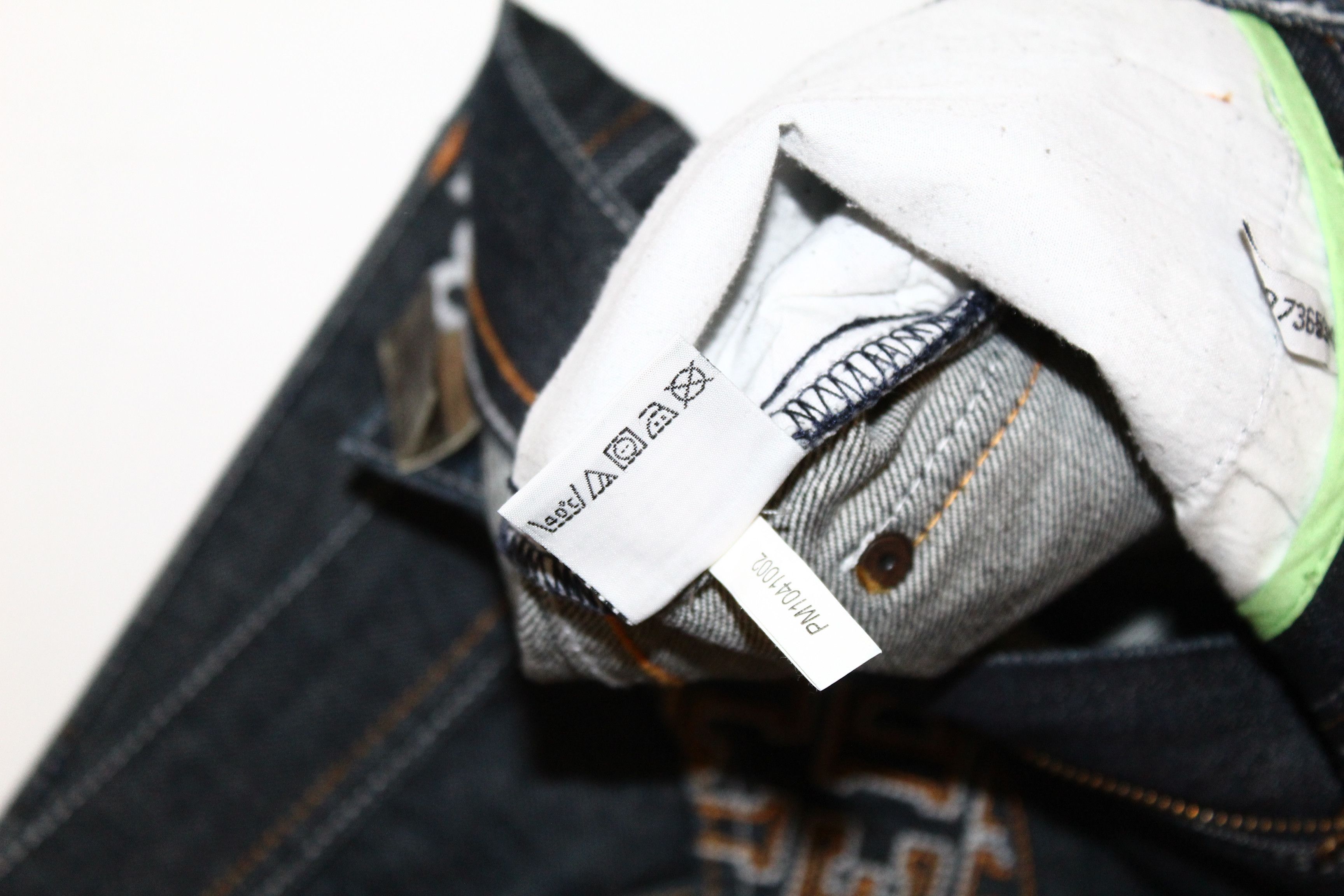 Pelle Pelle 🔥VTG 90s Pelle Pelle Straight-leg Raw Denim Baggy Rap Jeans Size US 30 / EU 46 - 10 Thumbnail