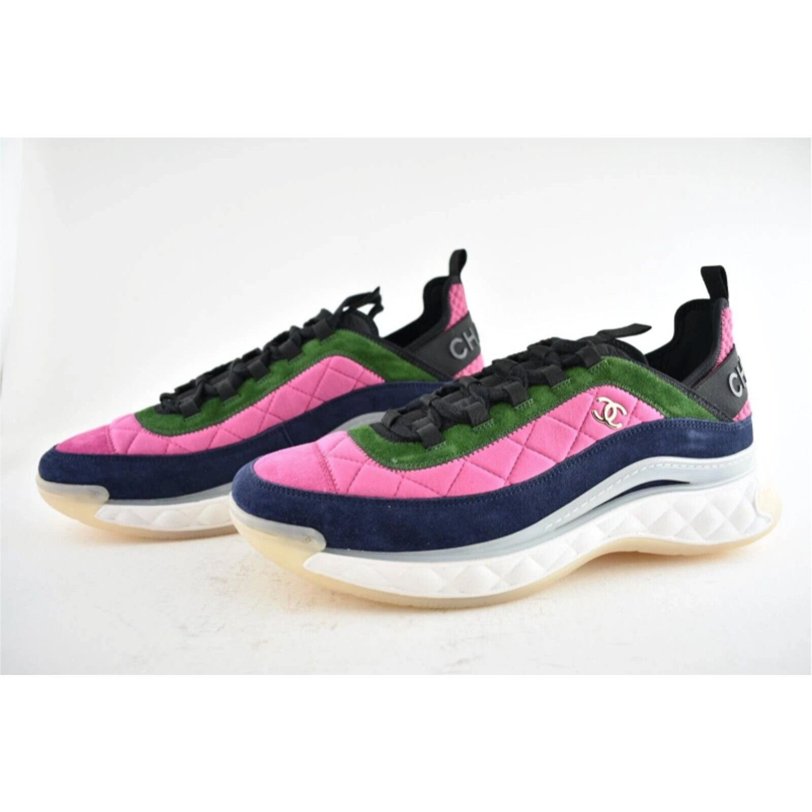 Chanel Chanel 21K Men CC Logo Low Top Trainer Sneaker 44 11 Size US 11 / EU 44 - 7 Thumbnail