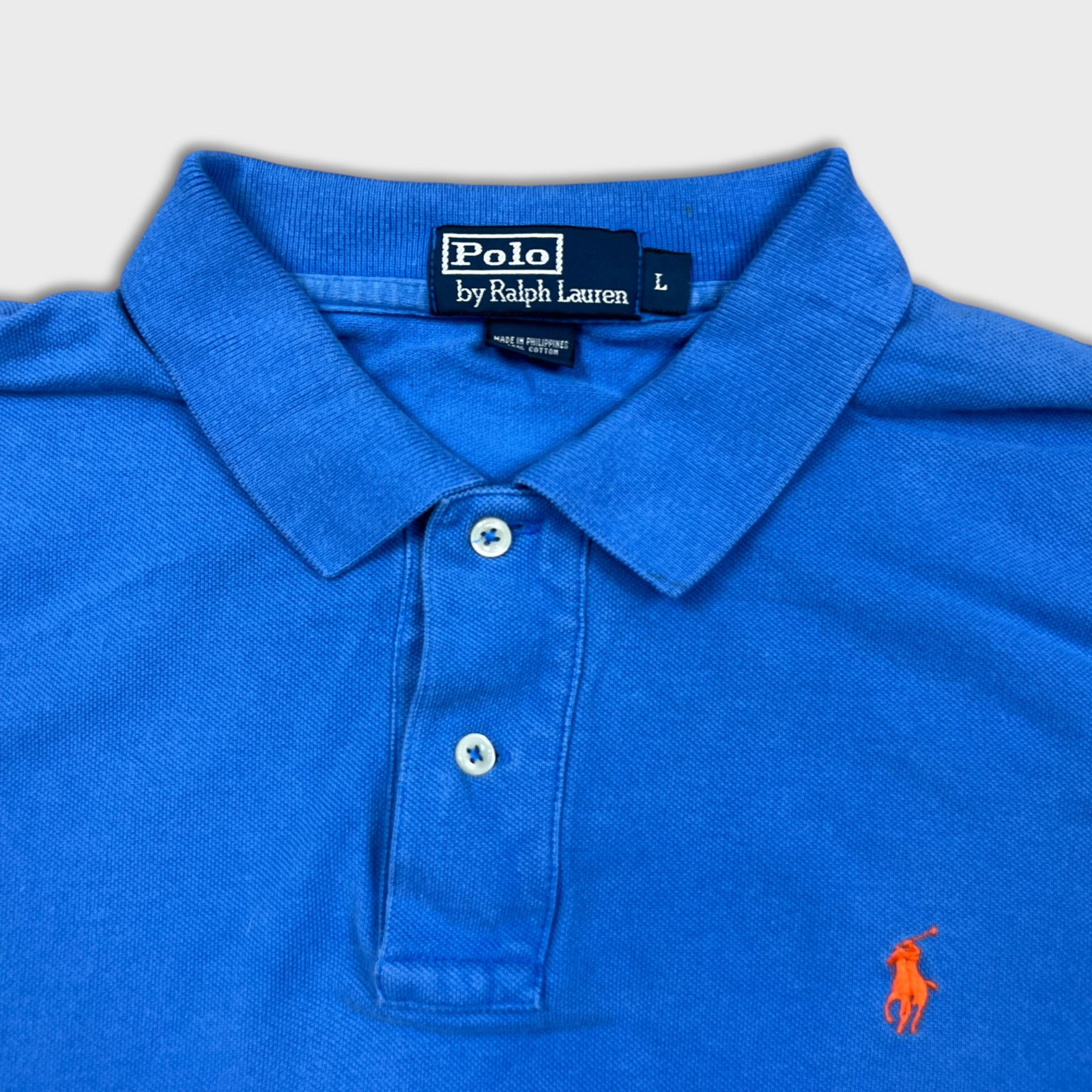 Polo Ralph Lauren × Vintage Vintage 90s Polo Ralph Lauren Shirt Large Pony Short Sleeve Size US L / EU 52-54 / 3 - 2 Thumbnail