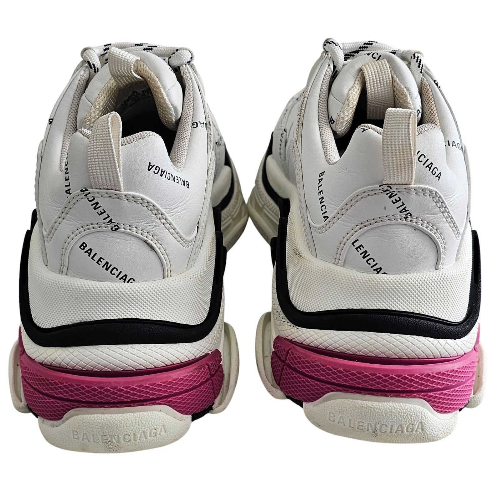 Balenciaga Balenciaga Triple S sneakers in white and black Size US 7 / IT 37 - 7 Thumbnail