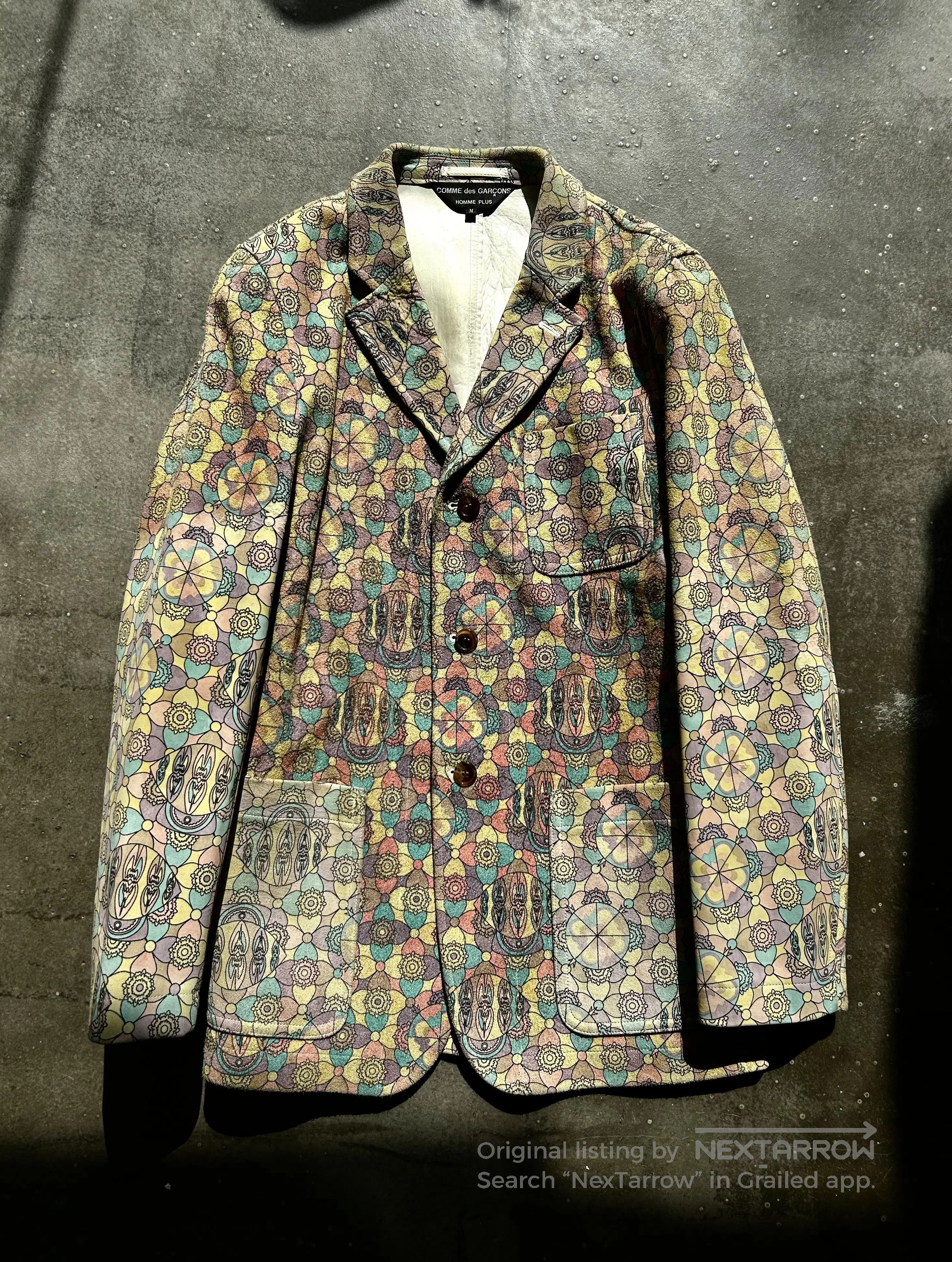 Comme des Garcons COMME des GARÇONS 01AW Runway Psychedelic Horse Leather Bla Size US M / EU 48-50 / 2 - 1 Thumbnail