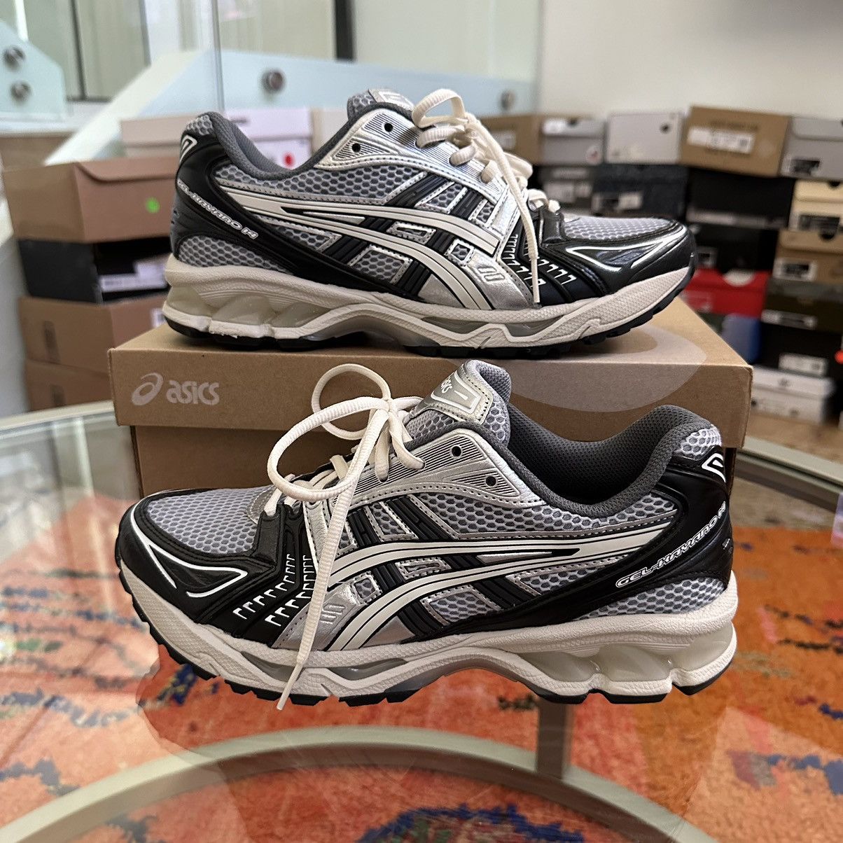 Asics × MUSINSA GEL KAYANO 14 BLACK GLACIER GREY | Grailed