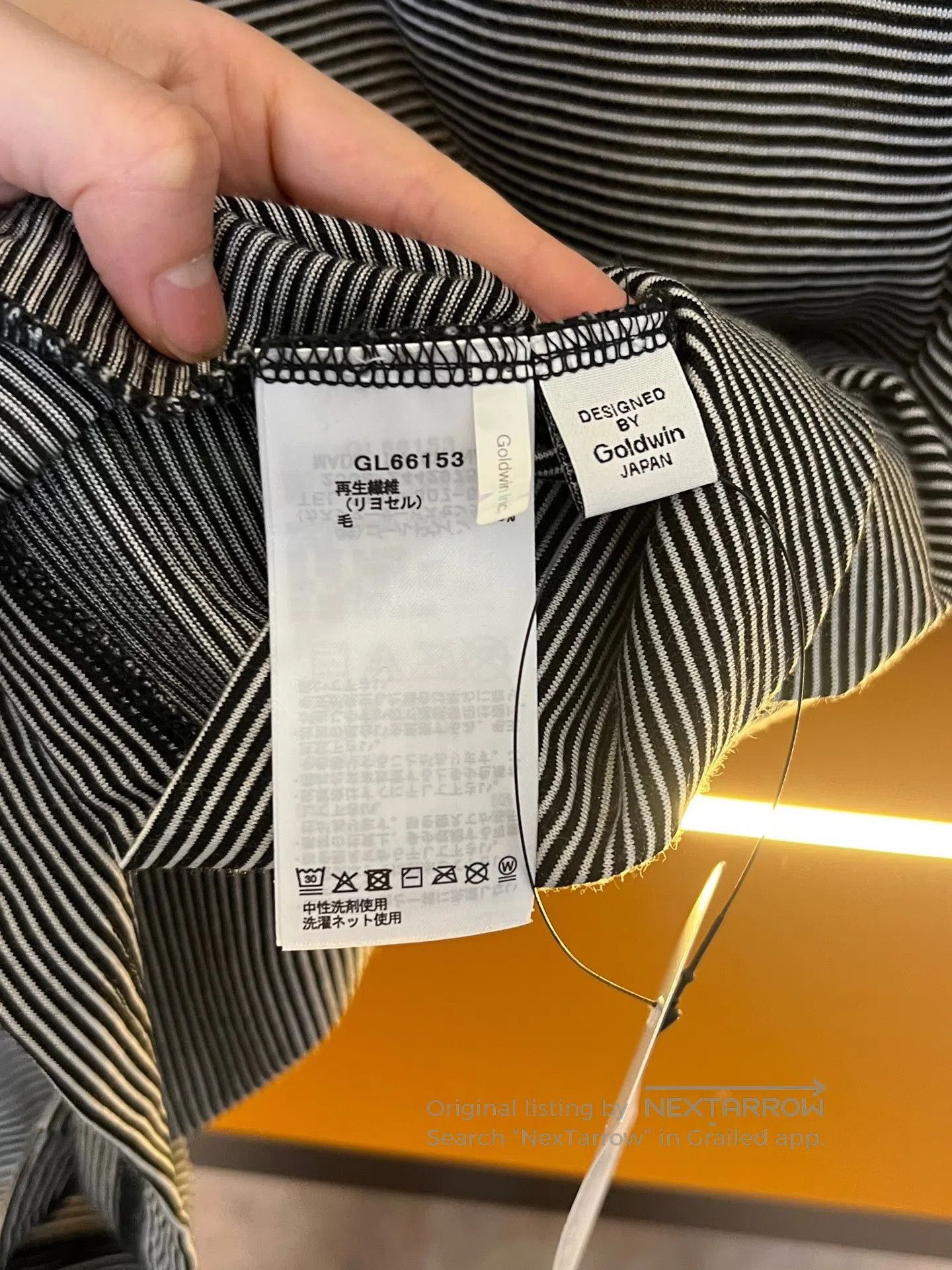 Goldwin Goldwin Striped Short Sleeve| Size US L / EU 52-54 / 3 - 3 Thumbnail