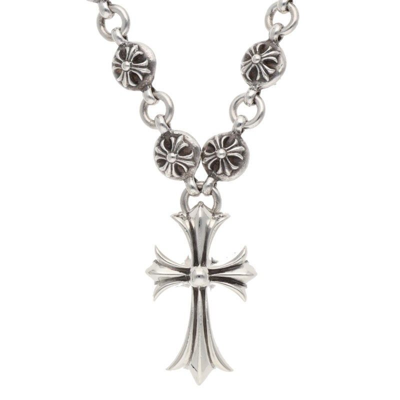 Chrome Hearts Pyramid plus ball necklace | Grailed