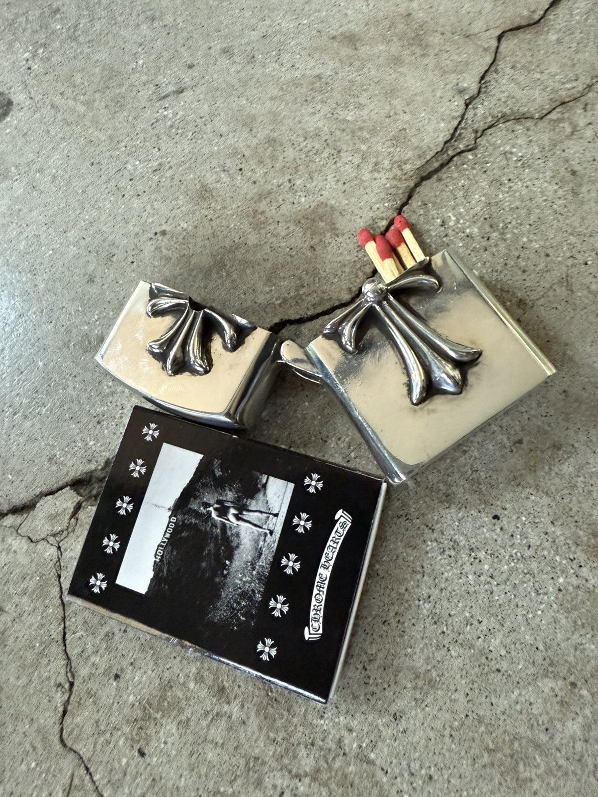 Chrome Hearts CHROME HEARTS LA FUCK YOU ZIPPO LIGHTER CASE Size ONE SIZE - 5 Thumbnail