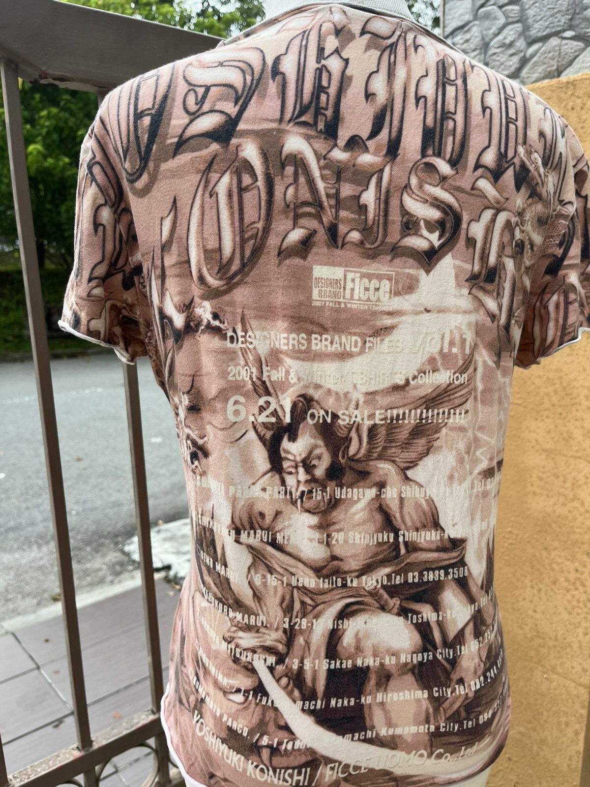 Japanese Brand × Vintage Yoshiyuki konishi / ficce 2001 fall winter tee Size M / US 6-8 / IT 42-44 - 5 Thumbnail