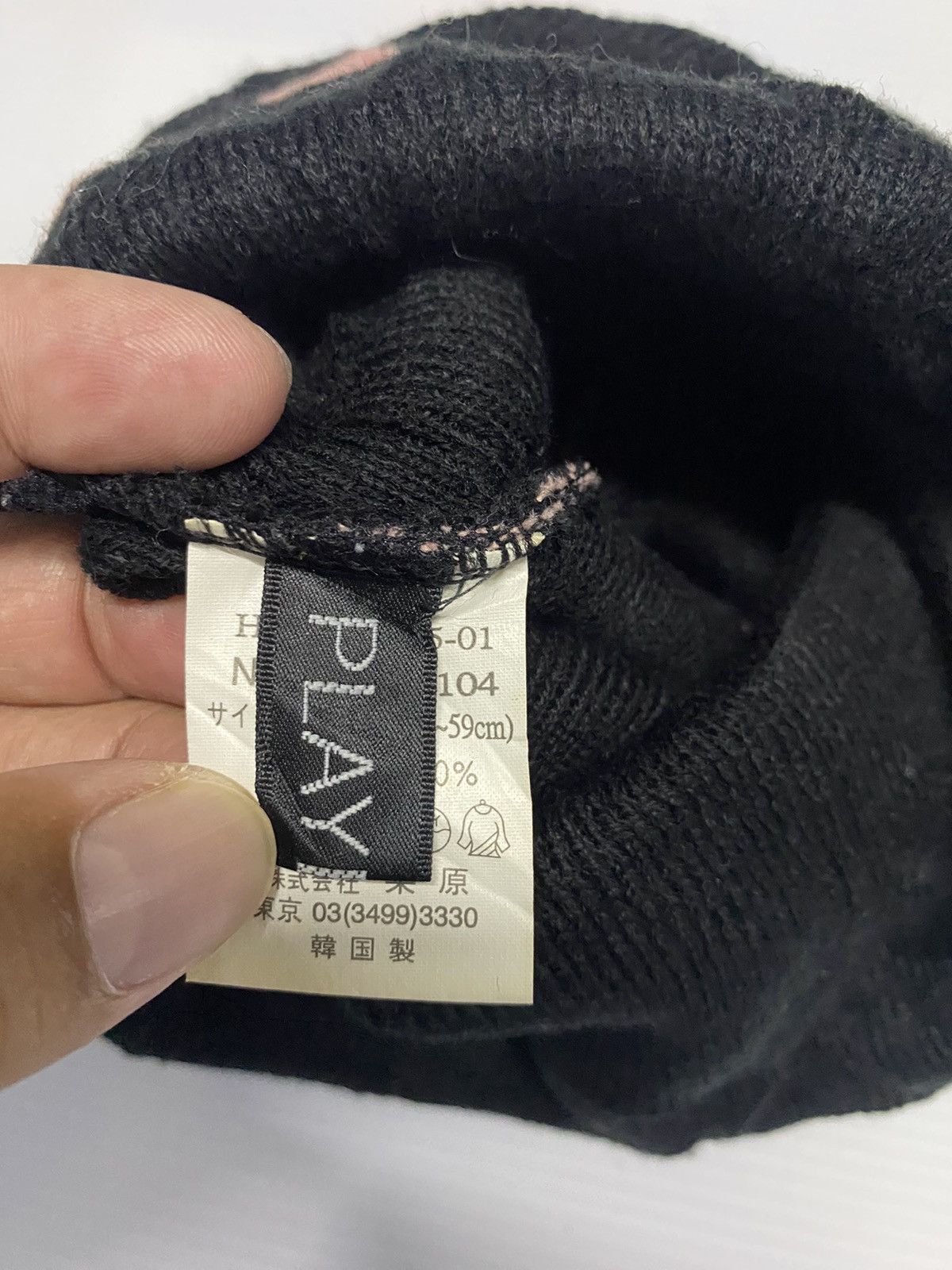 Designer × Playboy Winter Session Playboy Logo Beanie Hat Size ONE SIZE - 3 Thumbnail