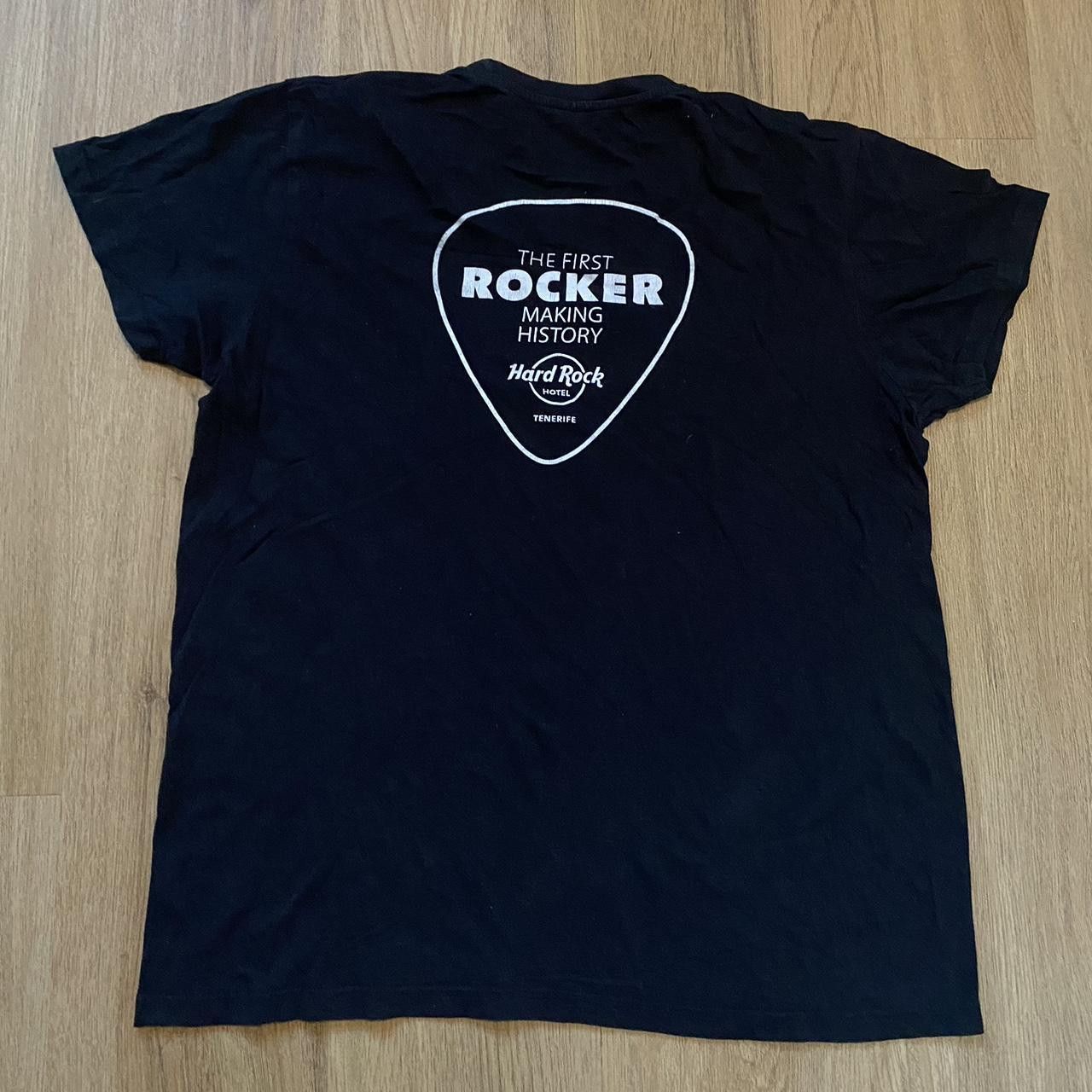 Hard Rock Cafe Black Hard Rock Cafe guitar pick tee Vintage y2k Size US L / EU 52-54 / 3 - 1 Thumbnail
