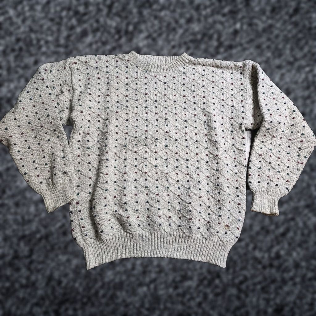 Express VINTAGE Mountain Express Cotton Pullover Sweater M Gray Mens Size US M / EU 48-50 / 2 - 1 Thumbnail