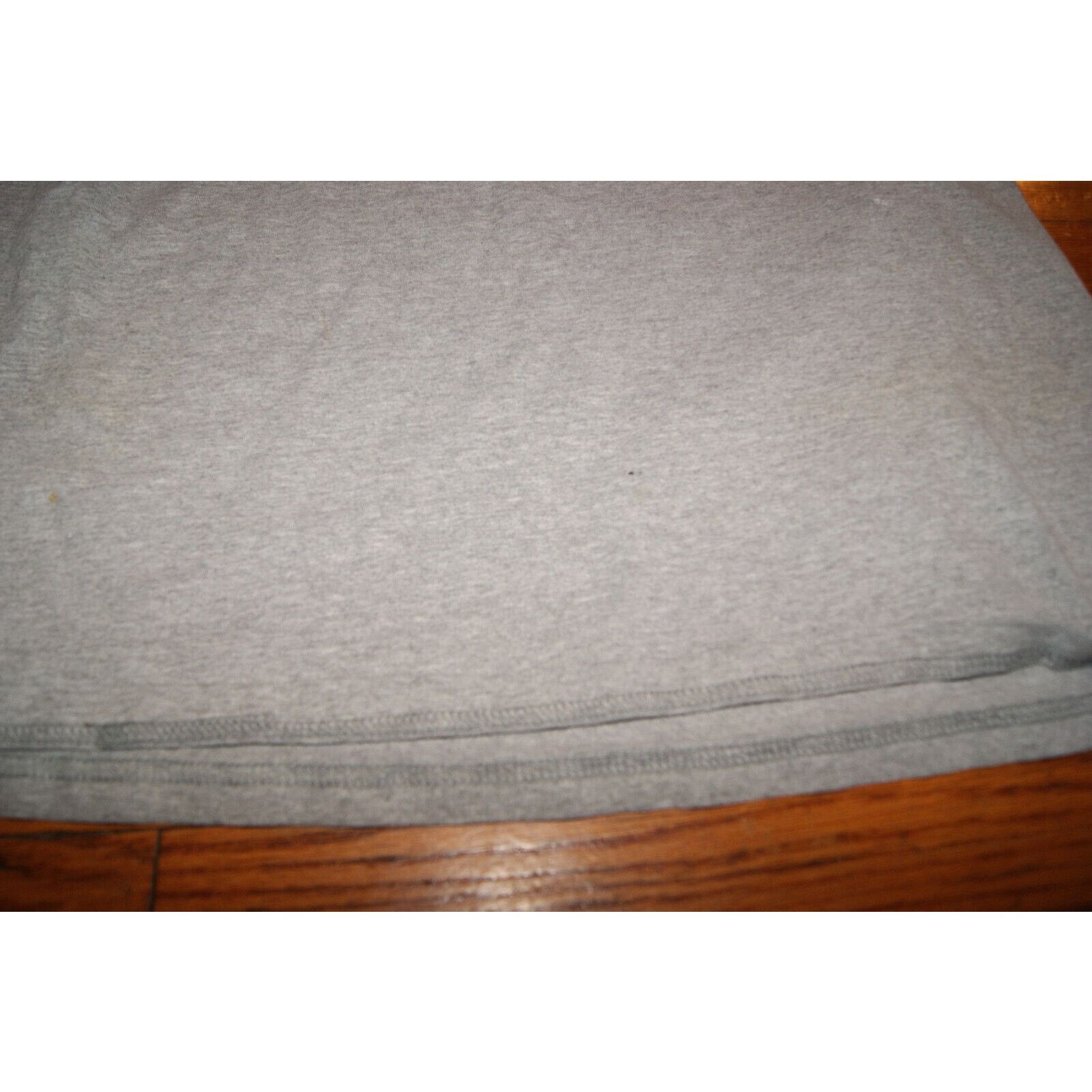 Nike VTG 90s Nike Mini Swoosh T-Shirt Gray Mens Large White Tag Size US L / EU 52-54 / 3 - 9 Thumbnail
