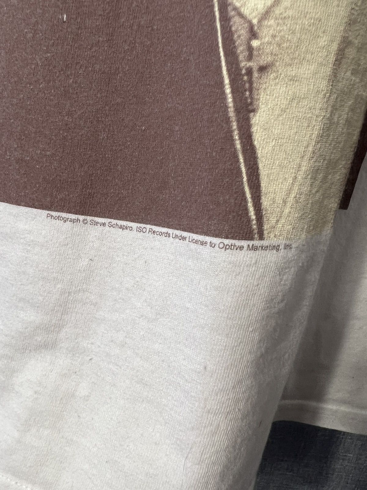 Band Tees × Vintage Vintage David Bowie Photograph Steve Shapiro T-Shirt Size US L / EU 52-54 / 3 - 5 Thumbnail