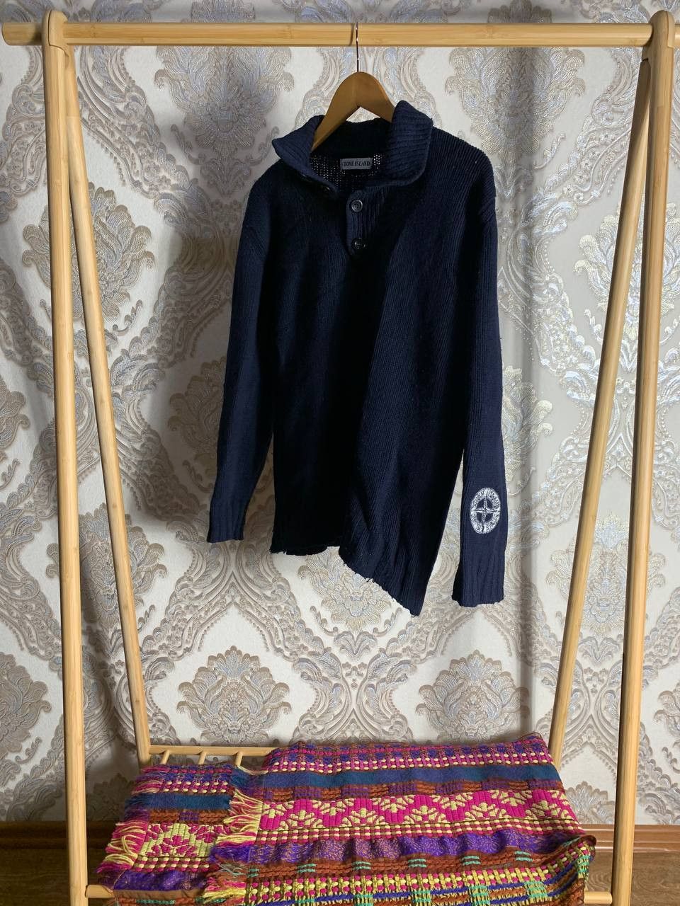 Stone Island Vintage Stone Island Rare Knit Sweater Retro Designer 90s Size US L / EU 52-54 / 3 - 4 Thumbnail