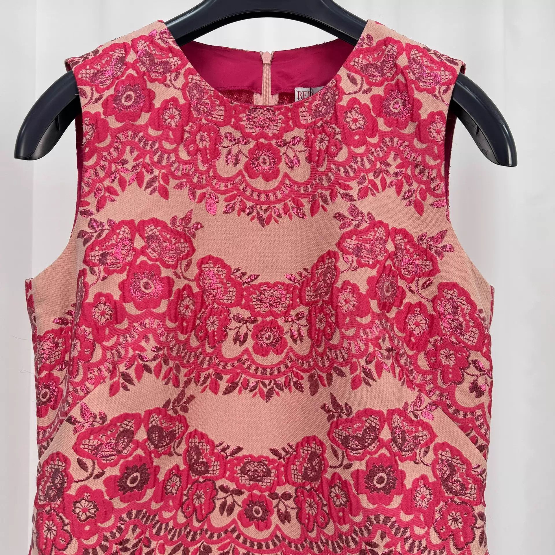 Valentino Red Valentino Gold Thread Embroidered Dress IT42 MINT Size M / US 6-8 / IT 42-44 - 3 Thumbnail