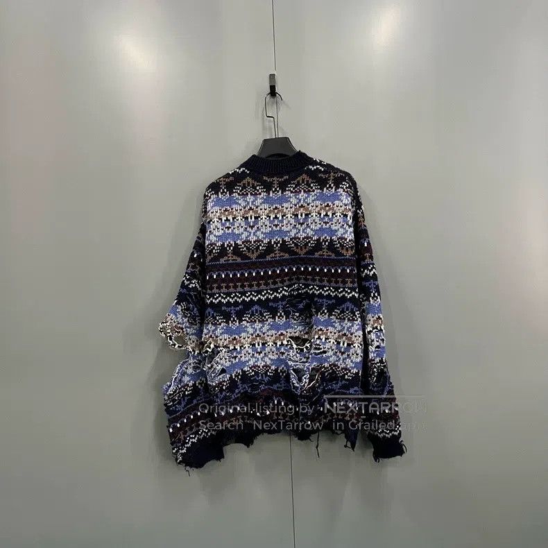 Balenciaga Balenciaga Worn Out Knit Sweater Size US XS / EU 42 / 0 - 2 Thumbnail