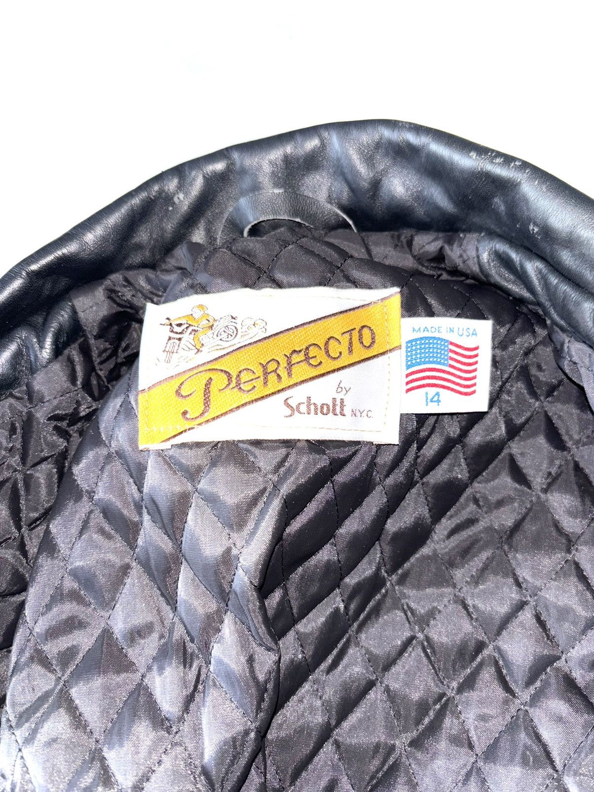 Schott Vintage Schott Perfecto Biker leather jacket Size XL / US 12-14 / IT 48-50 - 6 Thumbnail