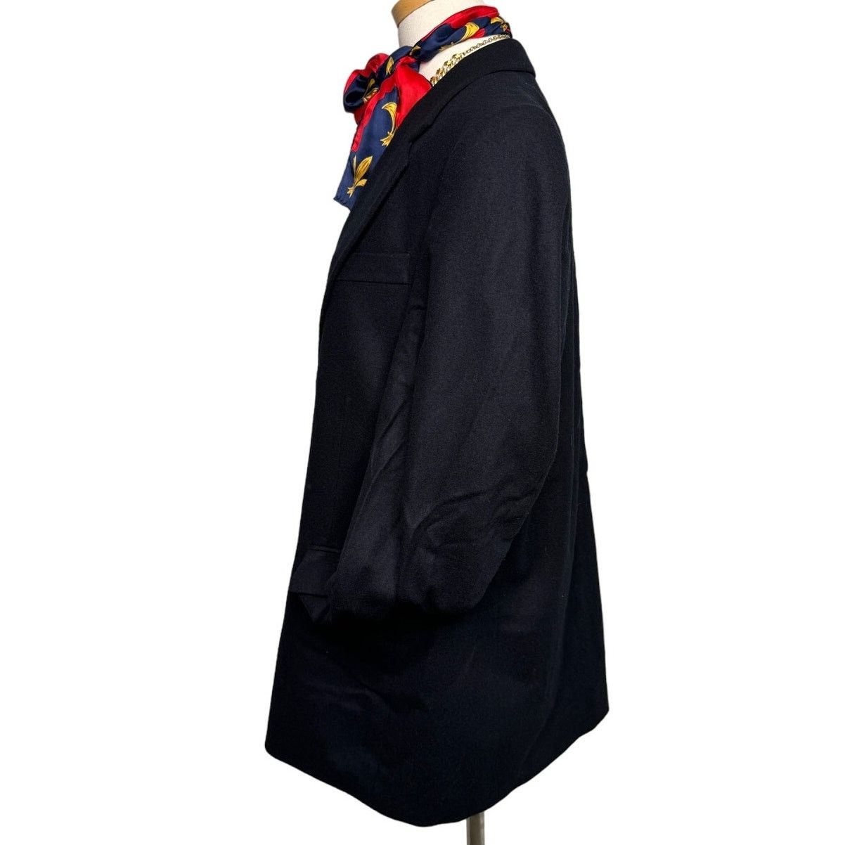 Oscar De La Renta Oscar de la Renta wool cashmere navy blue jacket size 42R Size 42R - 4 Thumbnail