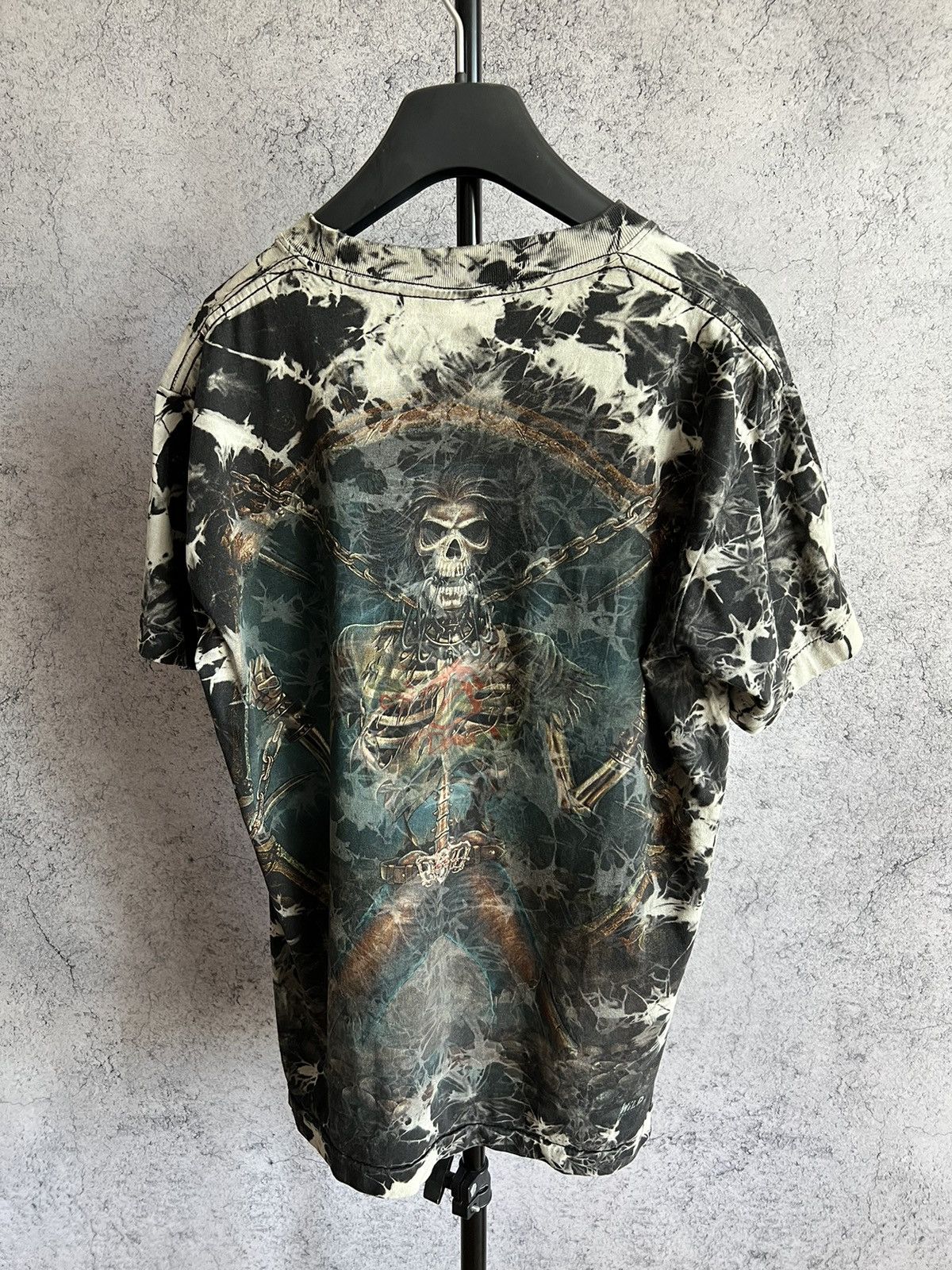 Other Wild Skulls T-shirt Overprint Y2K Skeleton Tee 00s neon logo Size US M / EU 48-50 / 2 - 14 Thumbnail