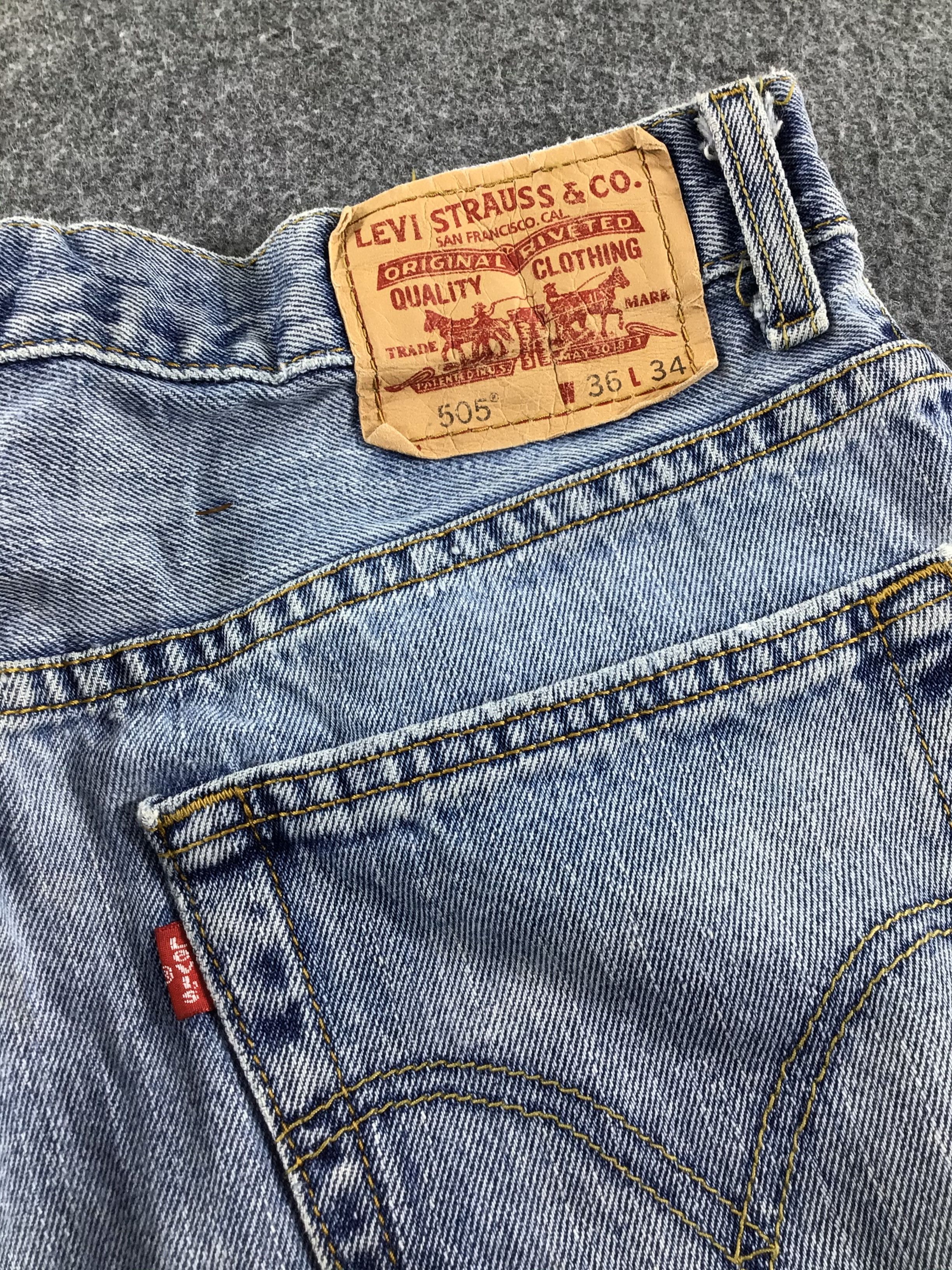 Levi's Vintage Levis 505 Jeans-J564 Size US 36 / EU 52 - 5 Thumbnail