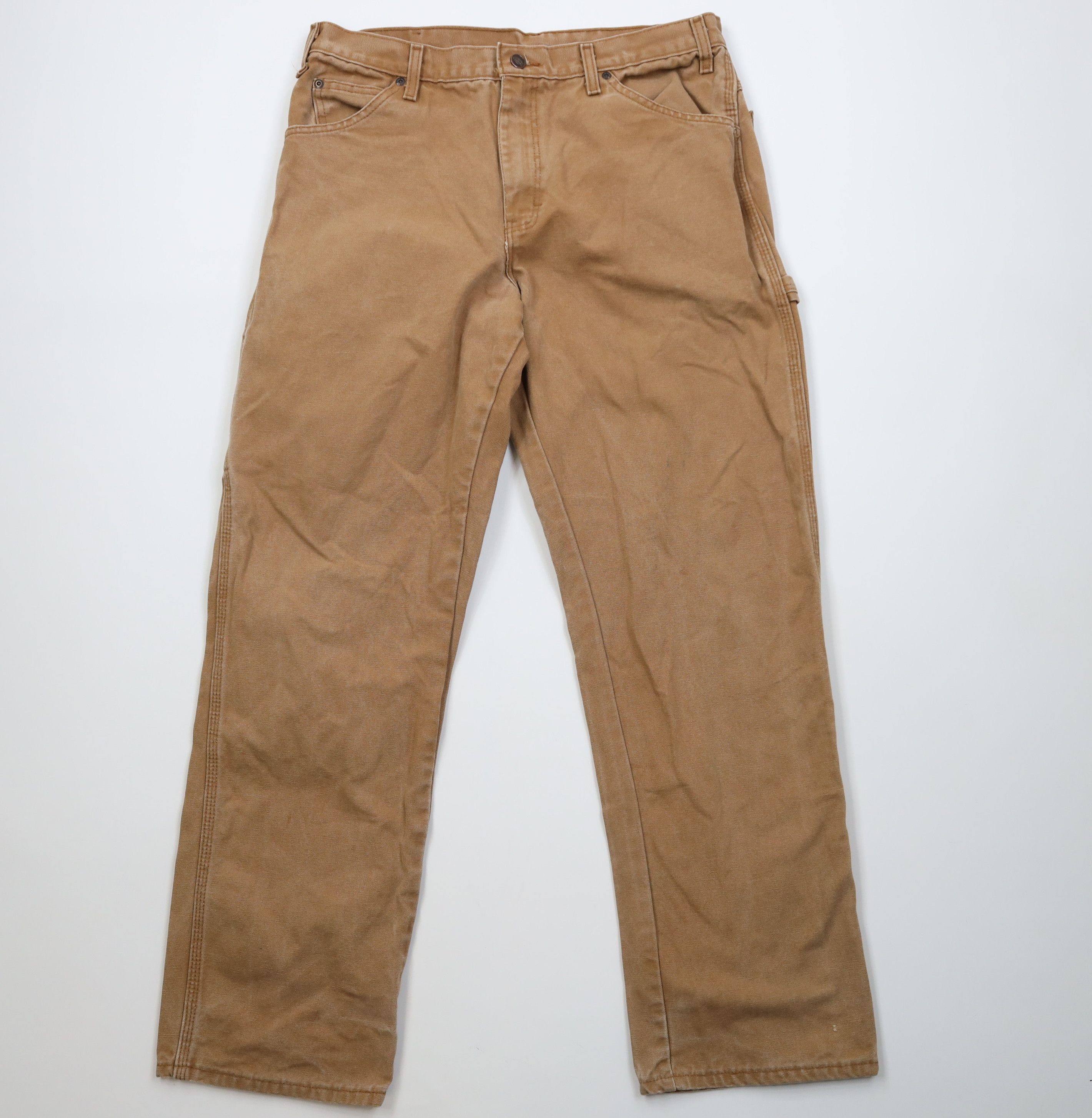 Dickies Vintage Y2K Dickies Fit Canvas Wide Leg Dungaree Pants Size US 34 / EU 50 - 1 Thumbnail