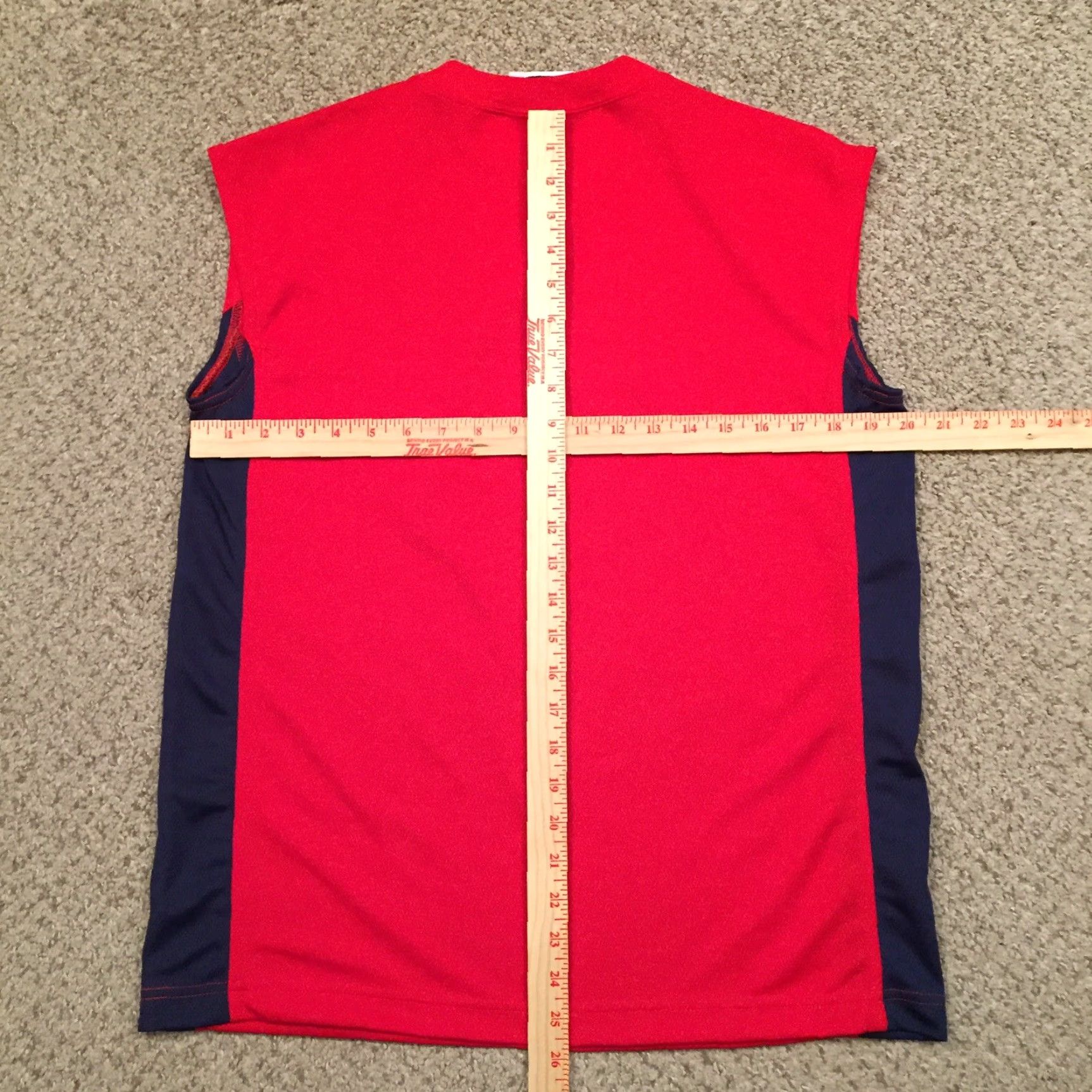 Chase Authentics Chase Authentics Shirt Mens XL Red Sleeveless Nascar #24 T-Shirt Crew Neck Polyester Solid Size US XL / EU 56 / 4 - 6 Thumbnail
