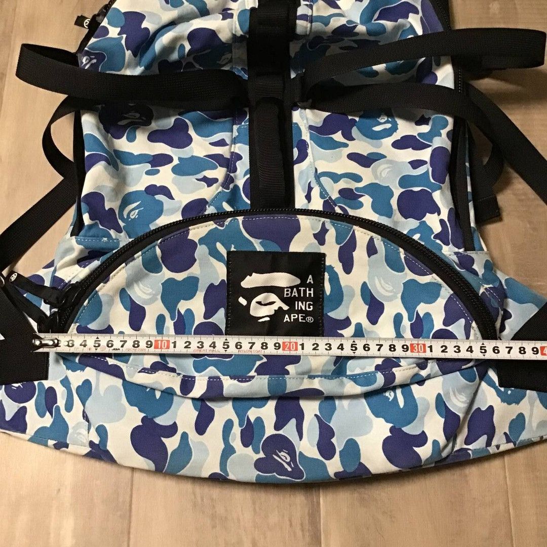 Bape 🔥Vintage🔥 BAPE ABC camo blue backpack a bathing ape NIGO Size ONE SIZE - 8 Thumbnail