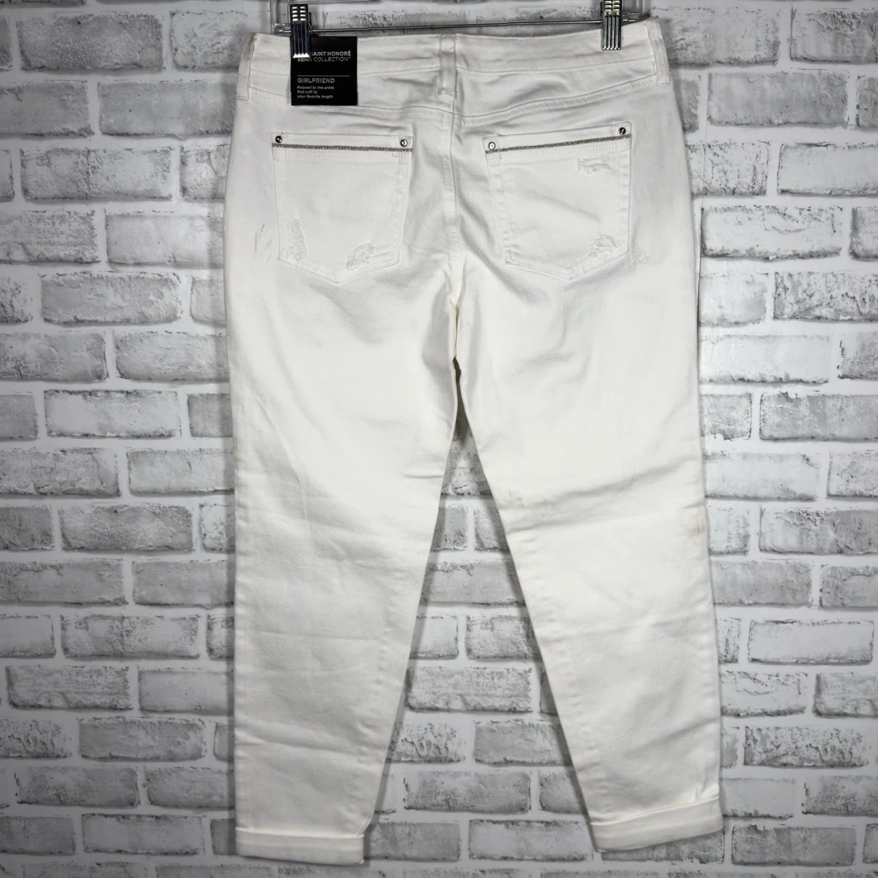 White House Black Market VINTAGE? No. White House Black Market Pants Womens Size 4 White Ankle Pants Casual Womens Size 4 White House Black Market Pants Womens White Size 27" / US 4 / IT 40 - 5 Thumbnail