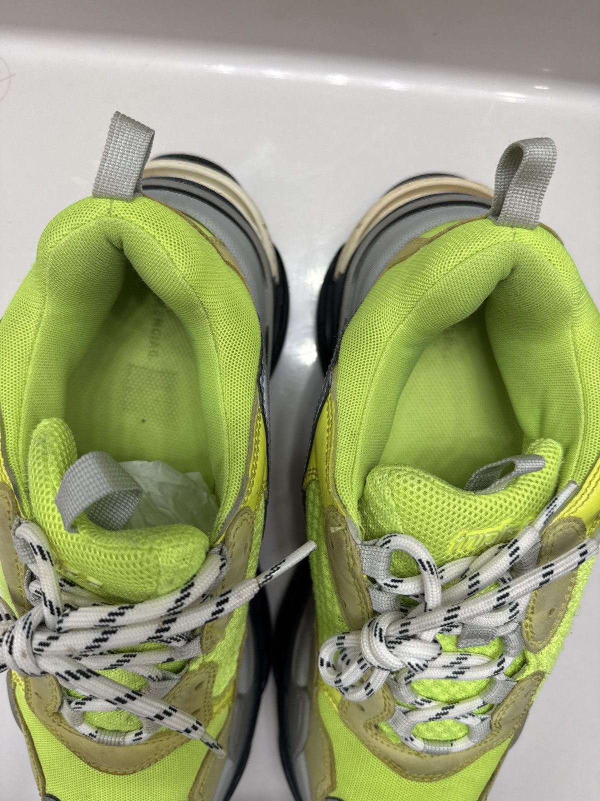 Balenciaga Triple S Neon Yellow Size US 10 / EU 43 - 6 Thumbnail