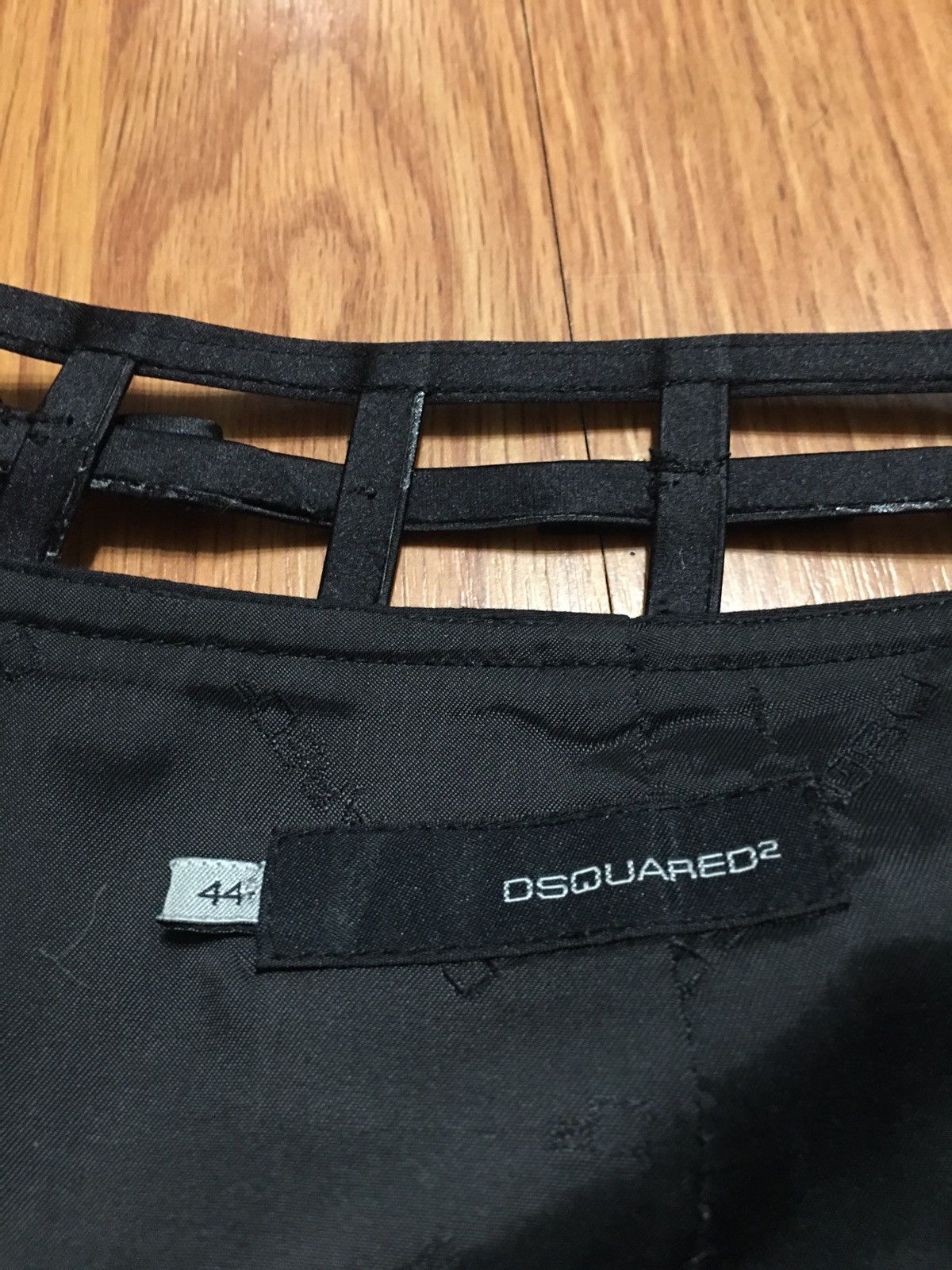 Dsquared2 Dsquared2 Black Cotton Silk Mini Skirt EU 44 Size 30" / US 8 / IT 44 - 8 Thumbnail