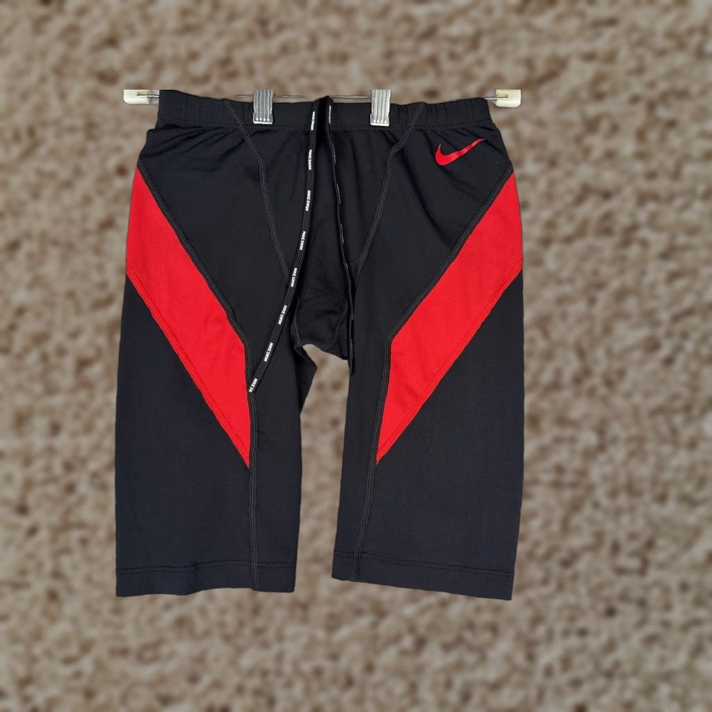 Nike Nike Swim Bottoms Mens 30 Black Colorblock Jammer Compression Drawstring Size US 30 / EU 46 - 1 Thumbnail