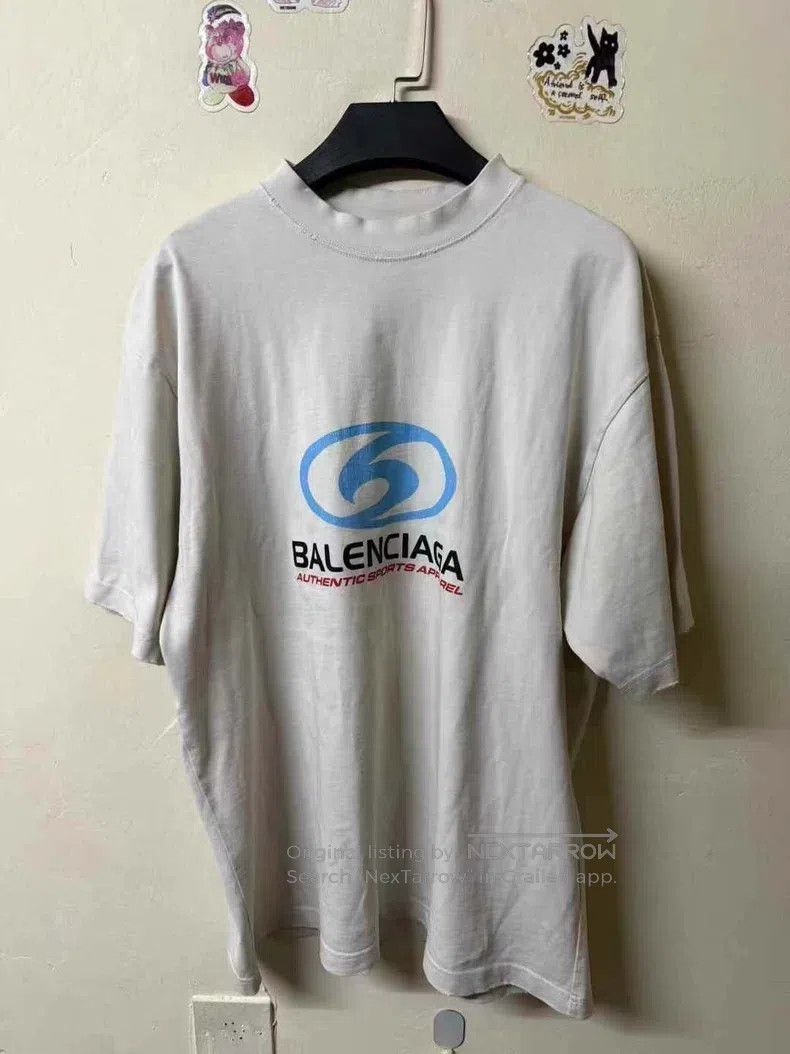 Balenciaga Balenciaga Logo front and back short-sleeve xxs Size US XXS / EU 40 - 1 Thumbnail