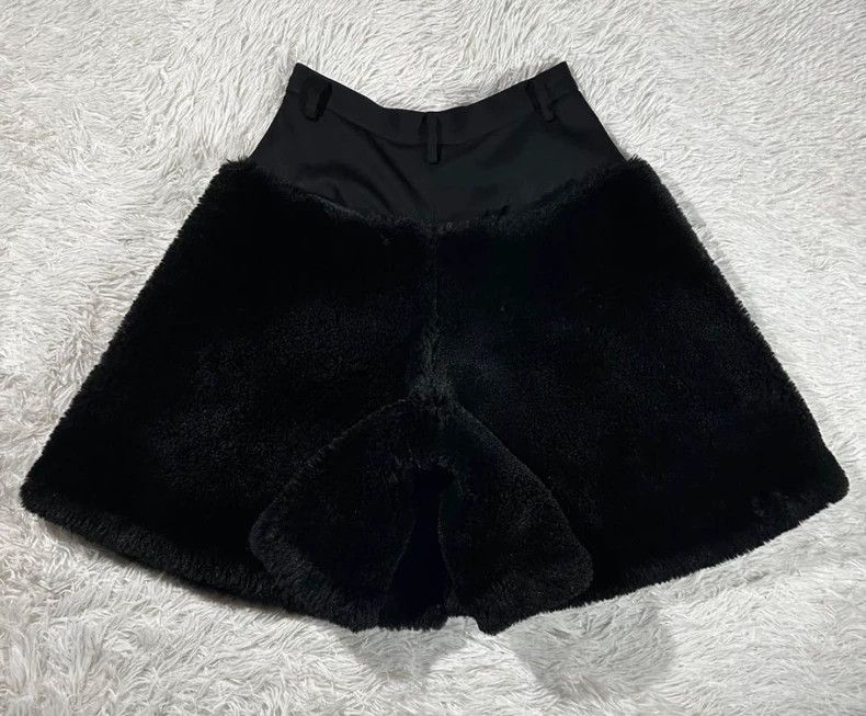 Comme des Garcons Comme Des Garcons size S Fur puffy flared half pants short Size 24" / US 00 / IT 34 - 6 Thumbnail