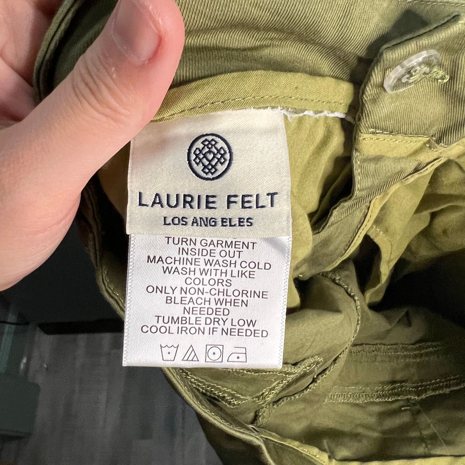 Other Laurie Felt Lightweight Chino Pants Martini Olive, Reg 2 Size 26" / US 2 / IT 38 - 3 Thumbnail