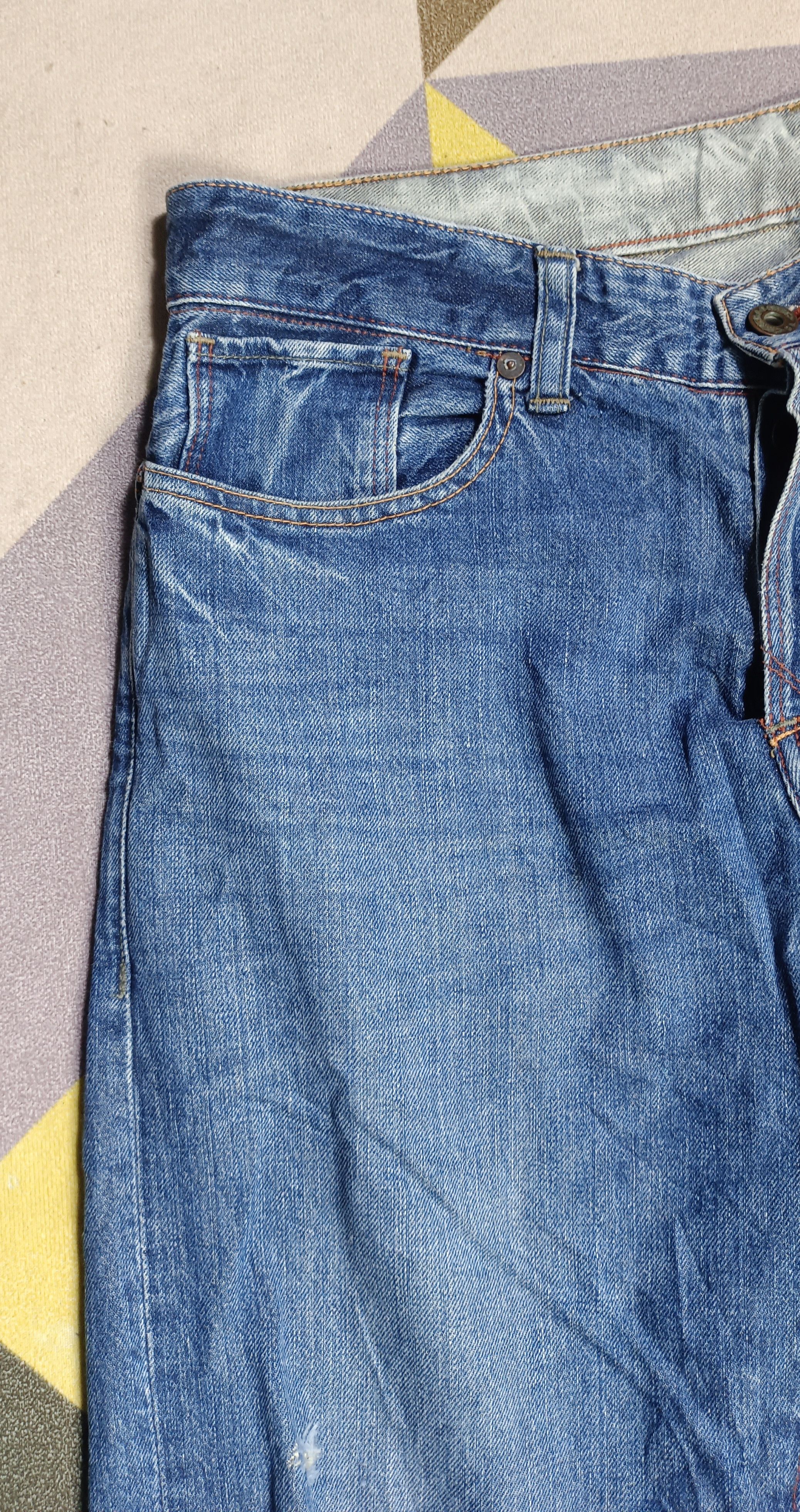 Polo Ralph Lauren Vintage Polo Ralph Lauren Pai Leather Distressed Denim Size US 34 / EU 50 - 6 Thumbnail