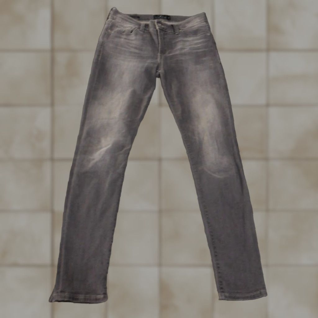 Lucky Brand Lucky Brand Jeans Women Jegging Gray Denim Stretch 4/27 Brook Legging 27 in Inseam 28 in Regular Rise Mid Designer Flower Size 27" / US 4 / IT 40 - 1 Thumbnail