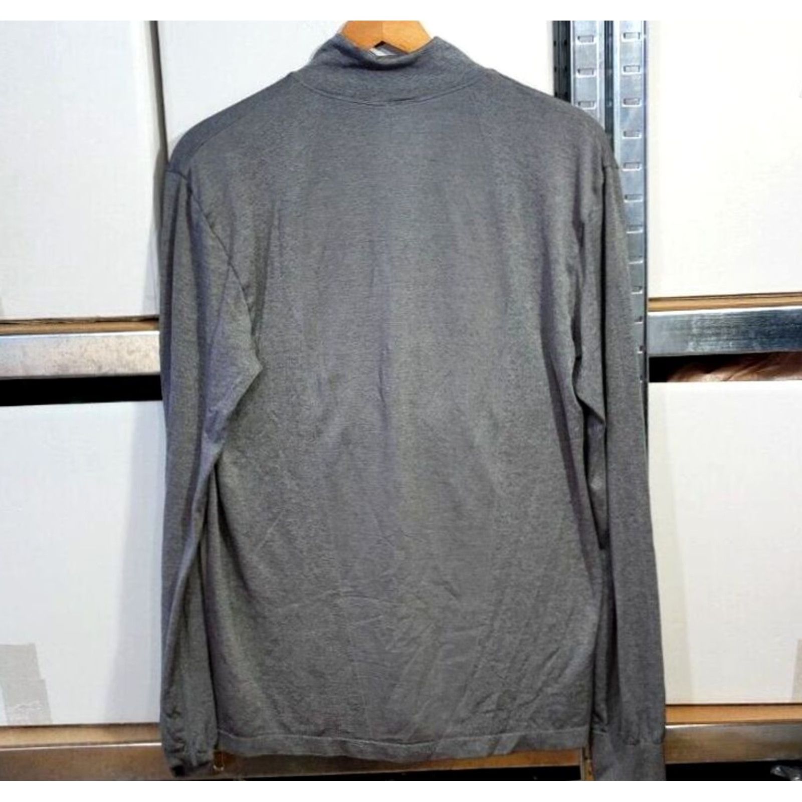 Layer 8 Bjorn Daehlie Mens Base Layer Shirt Large Outdoor Thermal Ski 1/4 Zip Gray Shirt Size US L / EU 52-54 / 3 - 2 Thumbnail