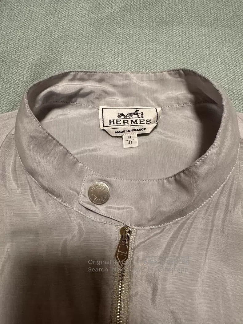 Hermes Hermes size 41 Silk Jacket, 33% Mulberry Silk + 45% Cotton Size US S / EU 44-46 / 1 - 2 Thumbnail