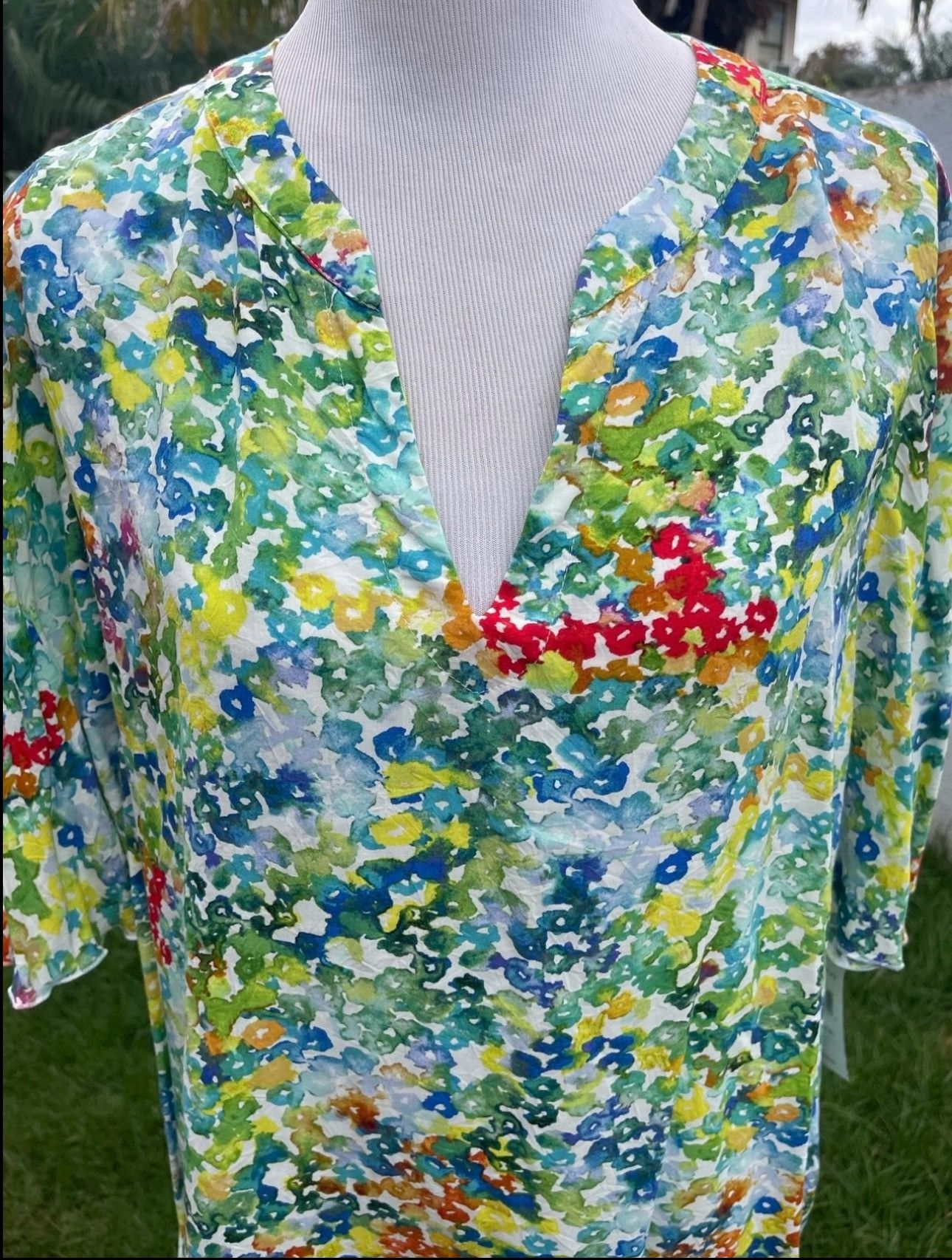 Jams World New Jams World Bevy Tunic Blouse Multicolored Women's XL Size XL / US 12-14 / IT 48-50 - 3 Thumbnail