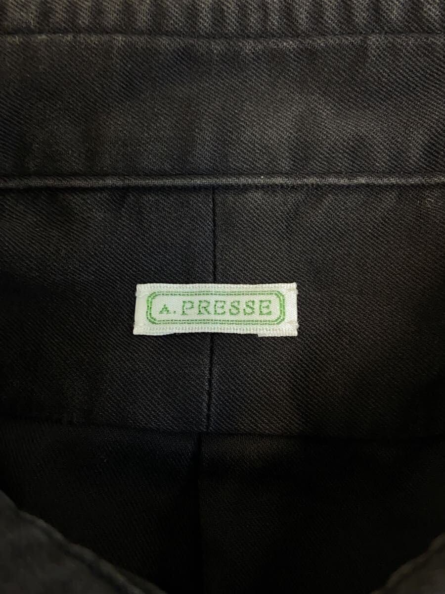 A.PRESSE Black Cotton 24ss Double Weave Twill Size US L / EU 52-54 / 3 - 3 Thumbnail