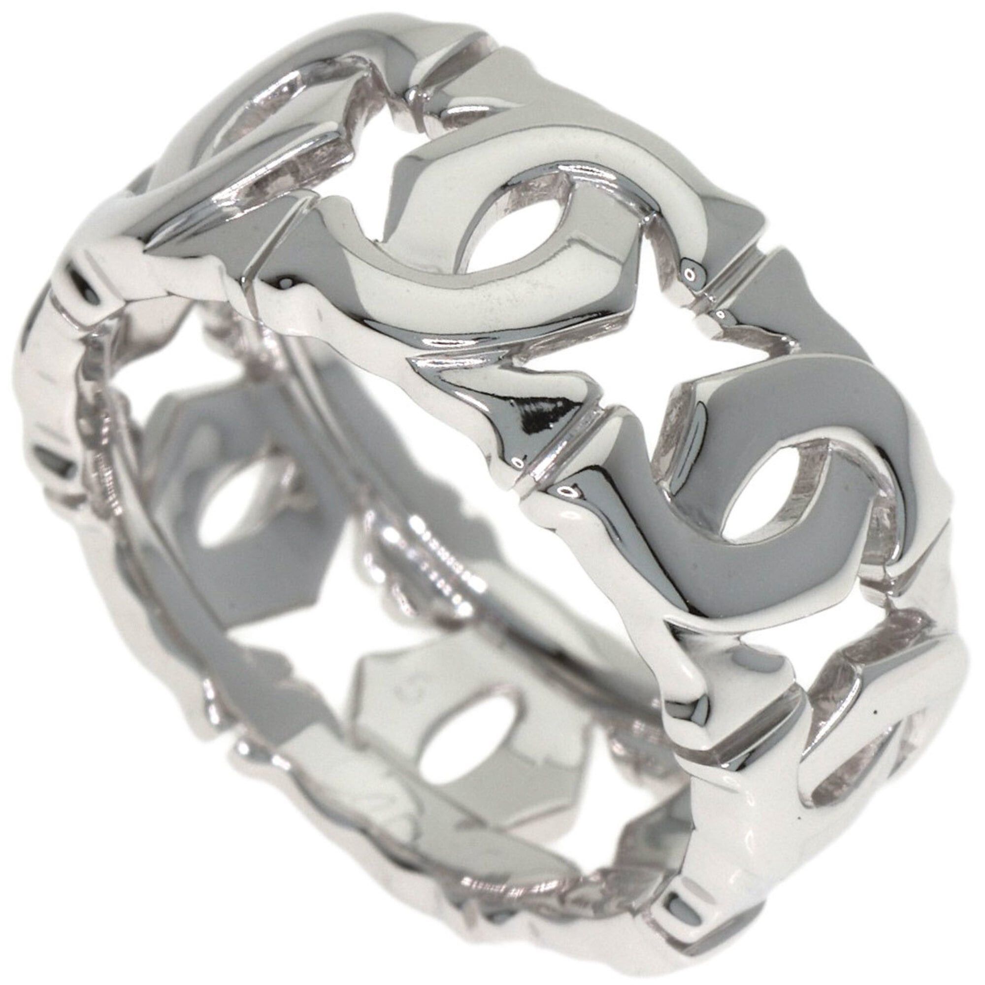 Cartier Cartier Entrelacés Small #51 Ring, 18K White Gold, Women's, CARTIER Size ONE SIZE - 1 Thumbnail