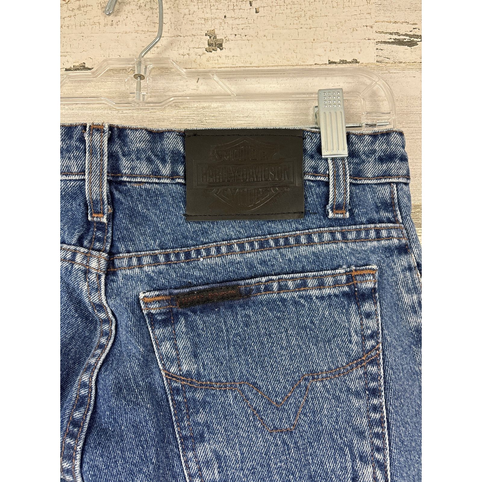 Harley Davidson Harley Davidson womens 4 Straight leg jeans cotton dark wash Size 27" / US 4 / IT 40 - 5 Thumbnail